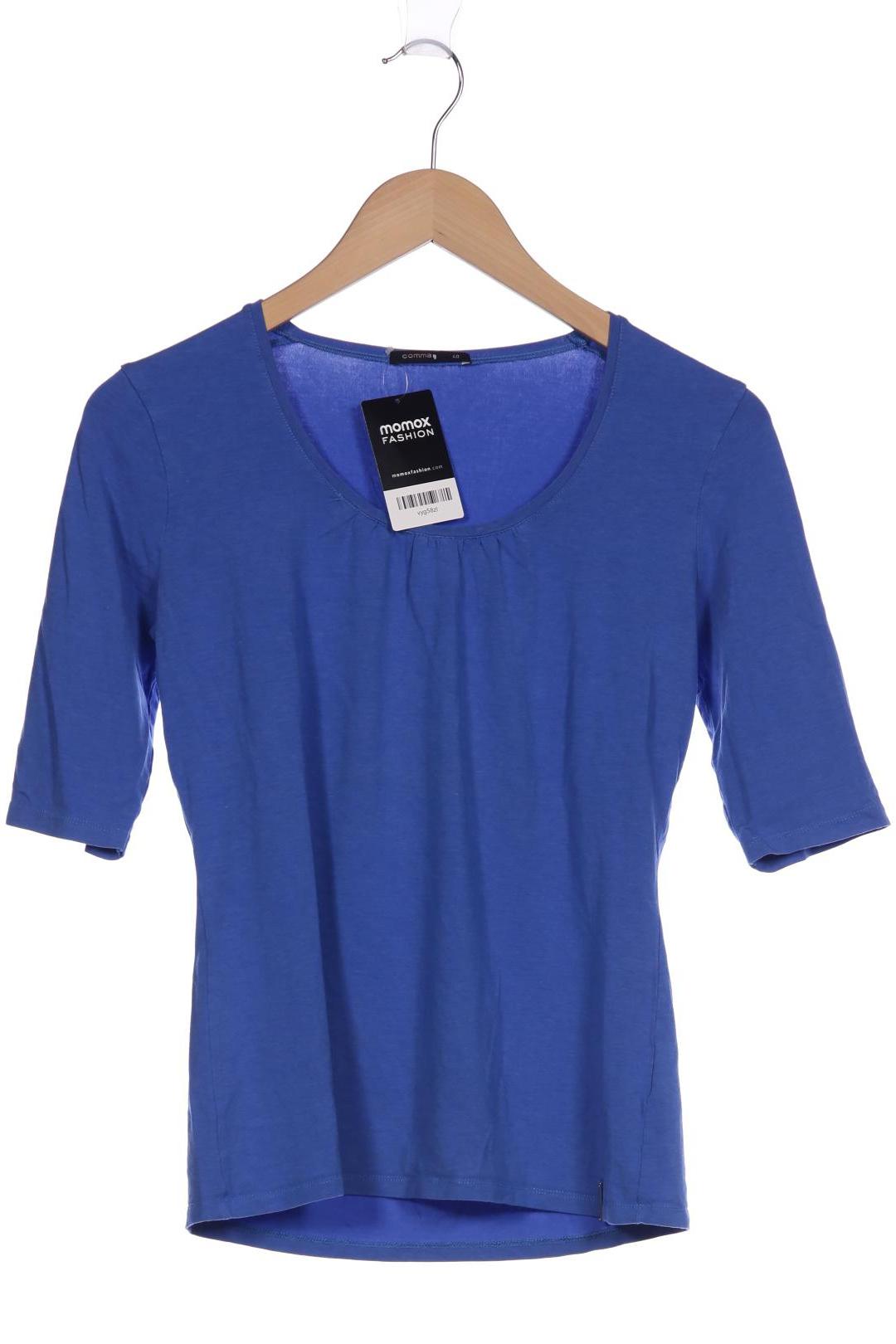 

Comma Damen Langarmshirt, blau, Gr. 40