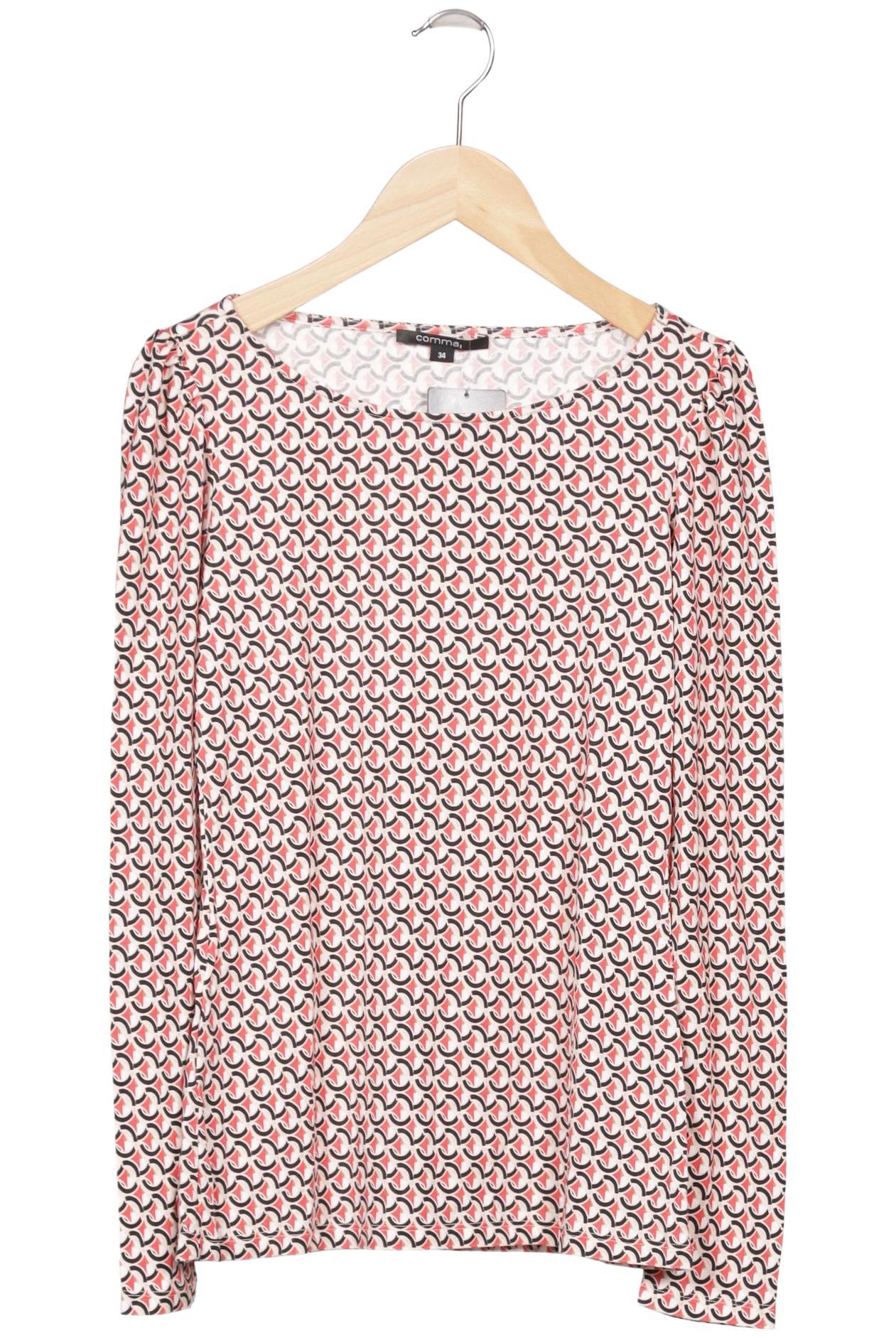 

Comma Damen Langarmshirt, mehrfarbig, Gr. 34