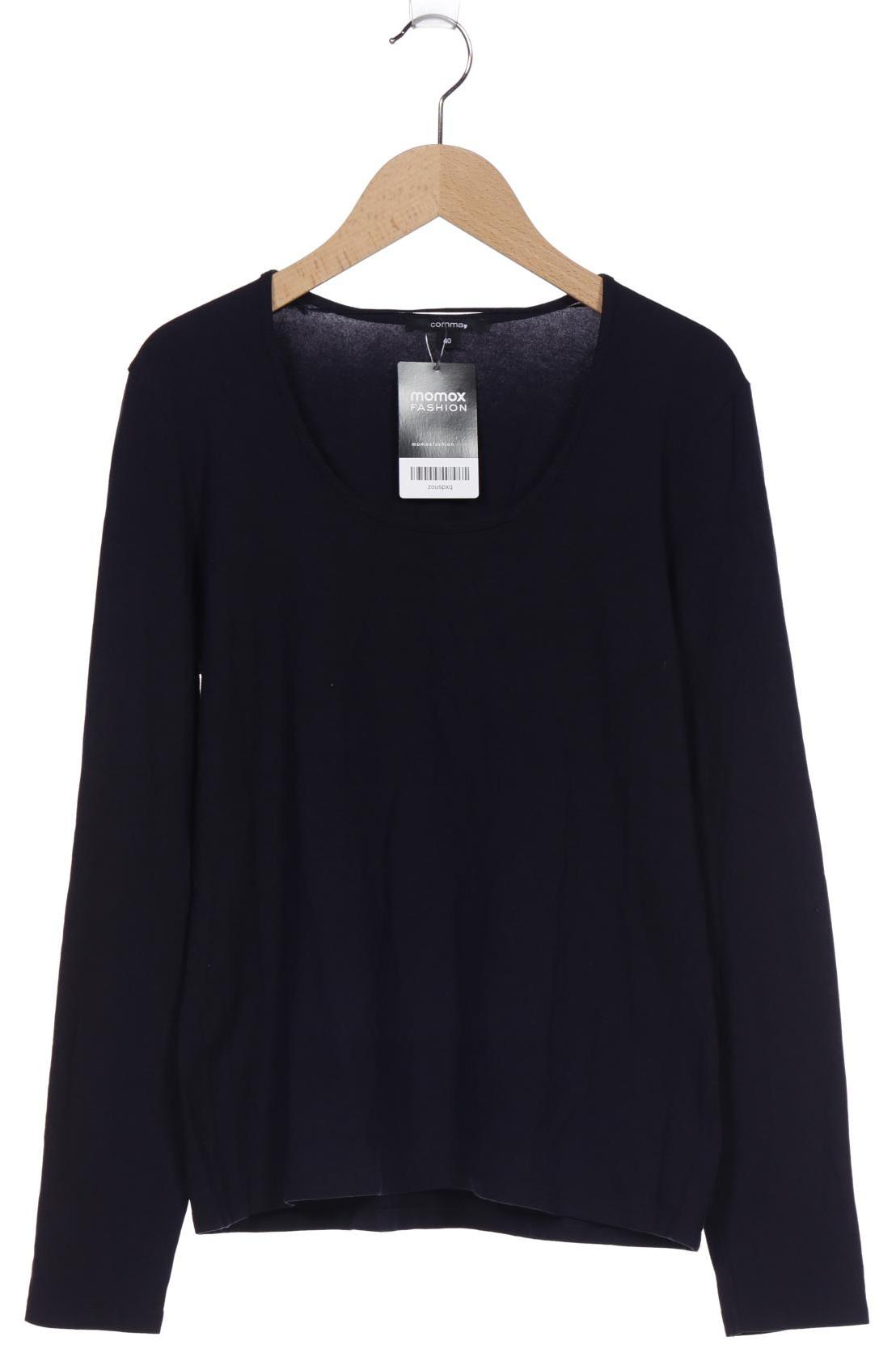 

Comma Damen Langarmshirt, marineblau