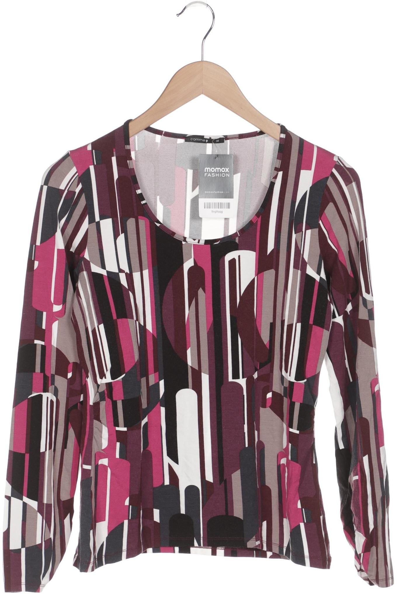

Comma Damen Langarmshirt, bordeaux, Gr. 38