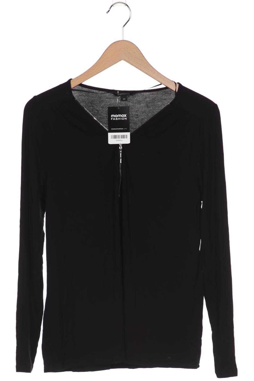 

Comma Damen Langarmshirt, schwarz