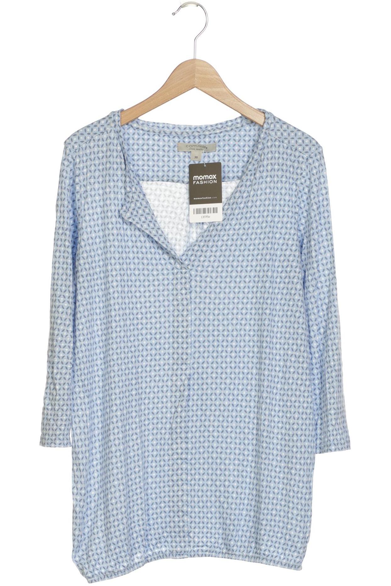 

Comma Damen Langarmshirt, blau, Gr. 38