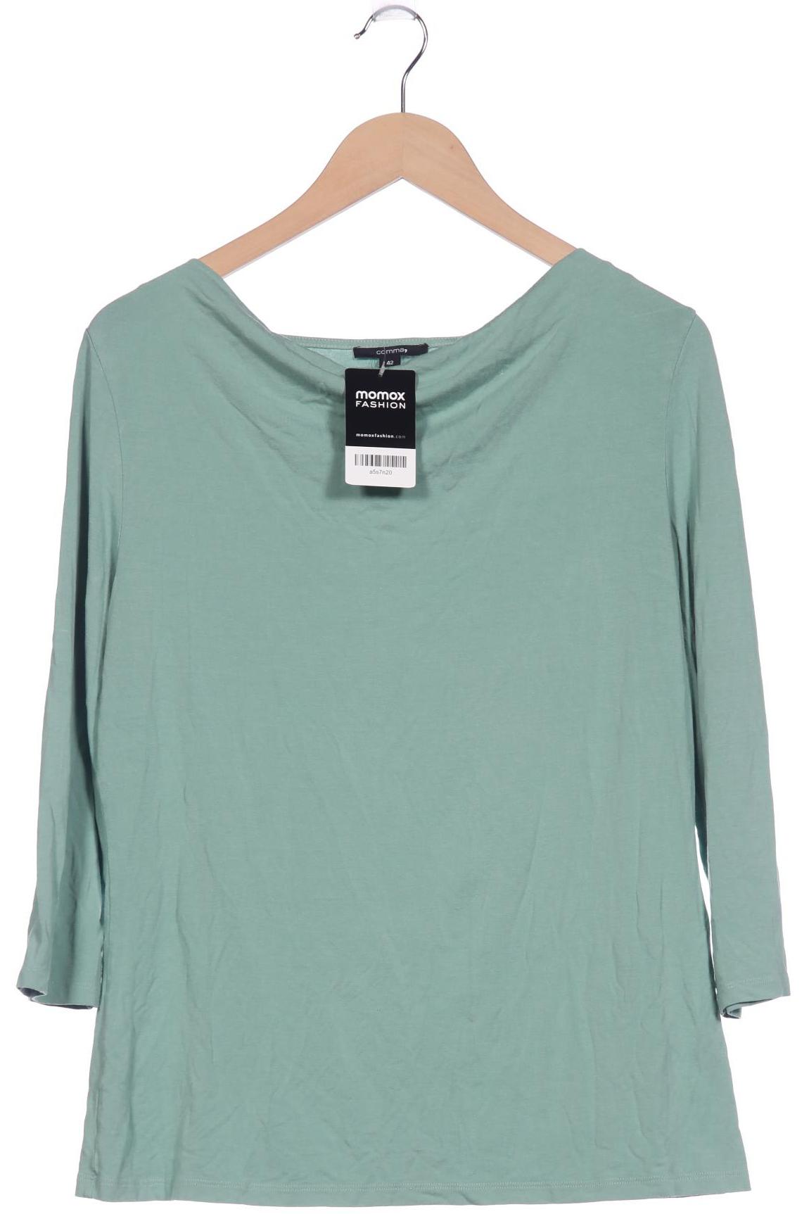 

Comma Damen Langarmshirt, grün, Gr. 42