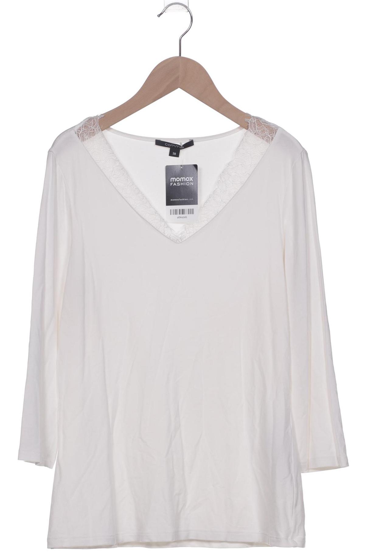 

Comma Damen Langarmshirt, weiß, Gr. 38