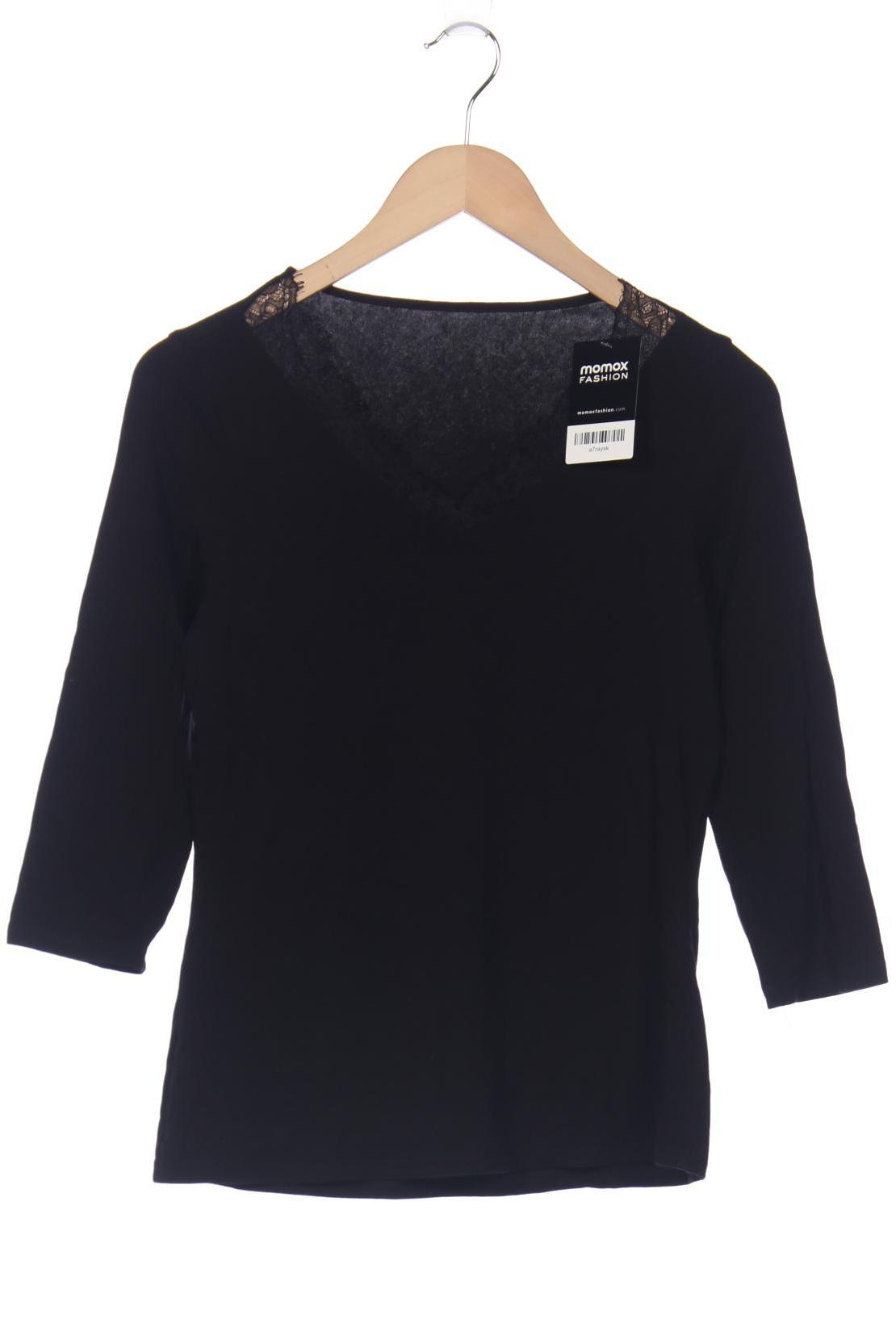 

Comma Damen Langarmshirt, schwarz, Gr. 36