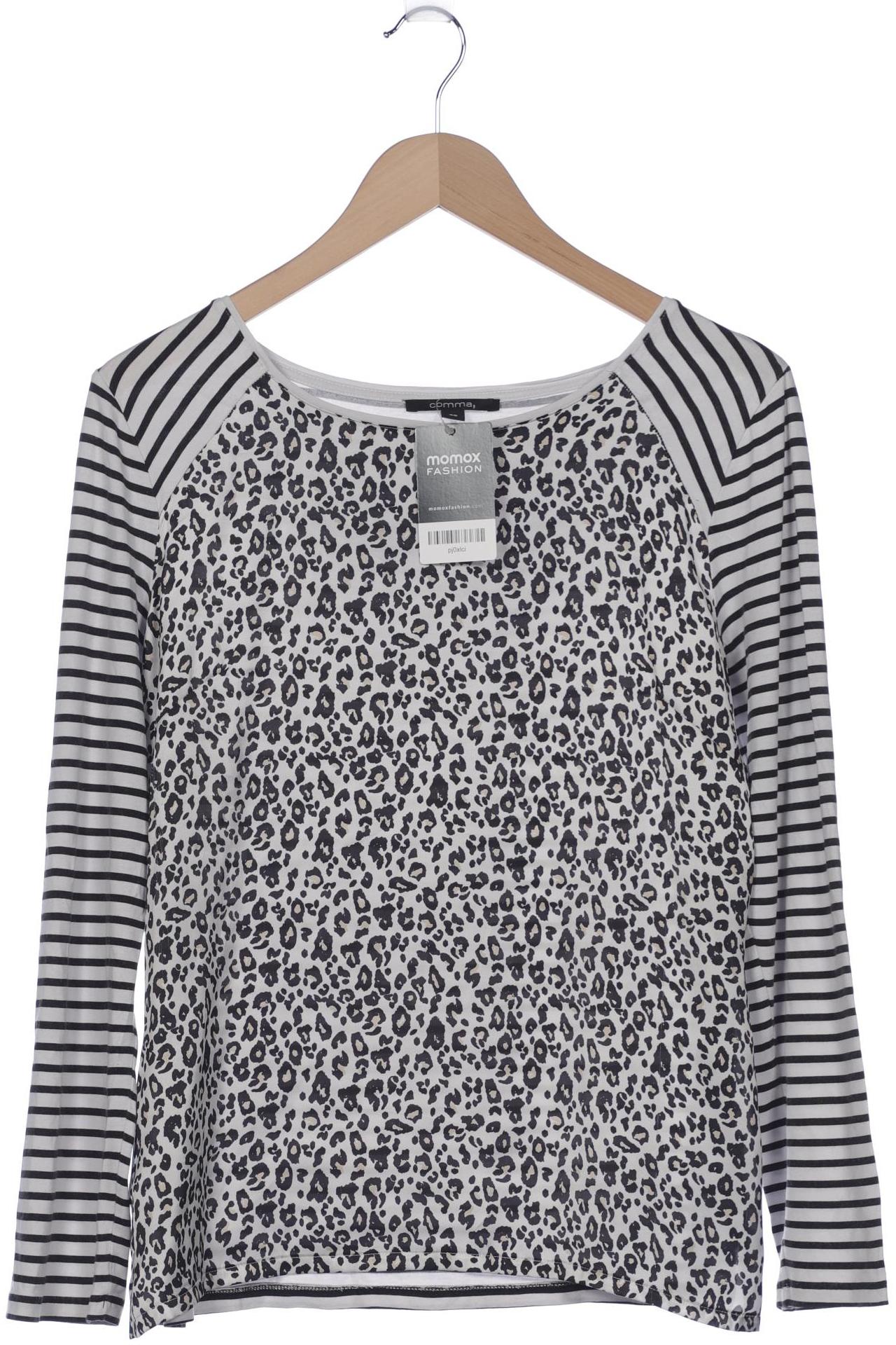 

Comma Damen Langarmshirt, weiß