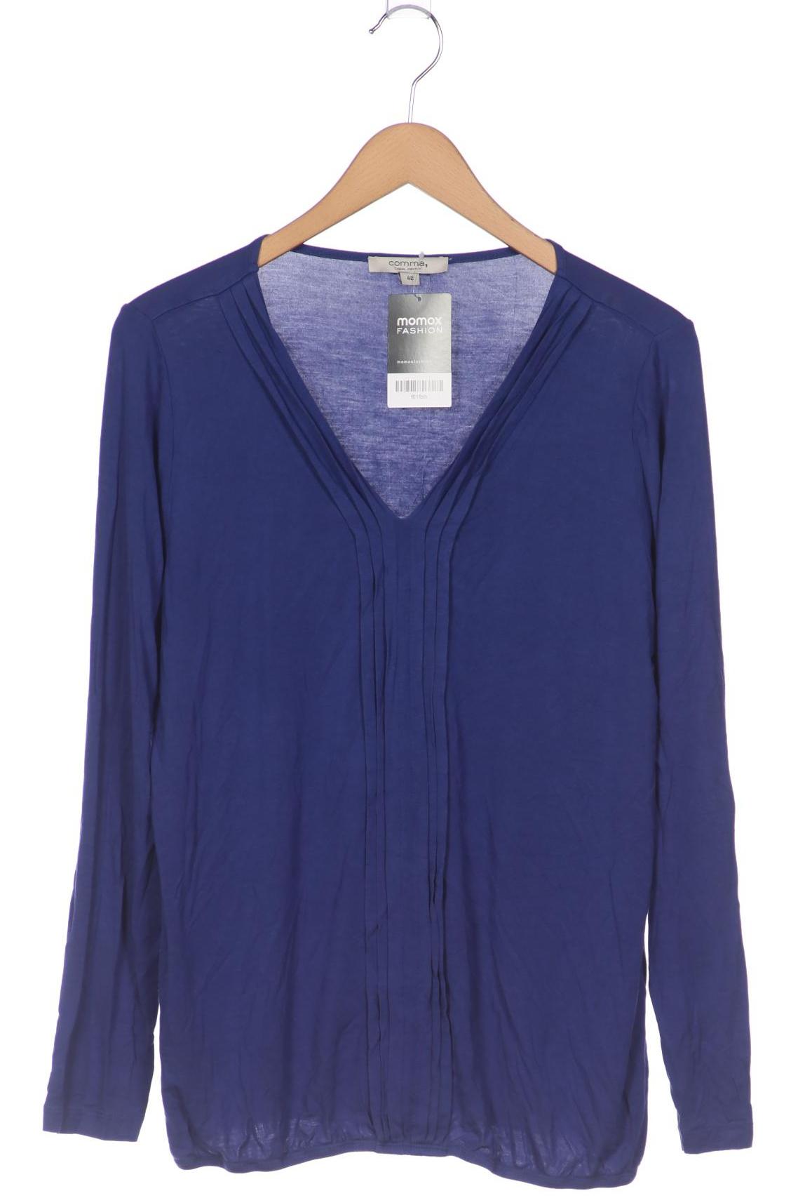 

Comma Damen Langarmshirt, marineblau, Gr. 42
