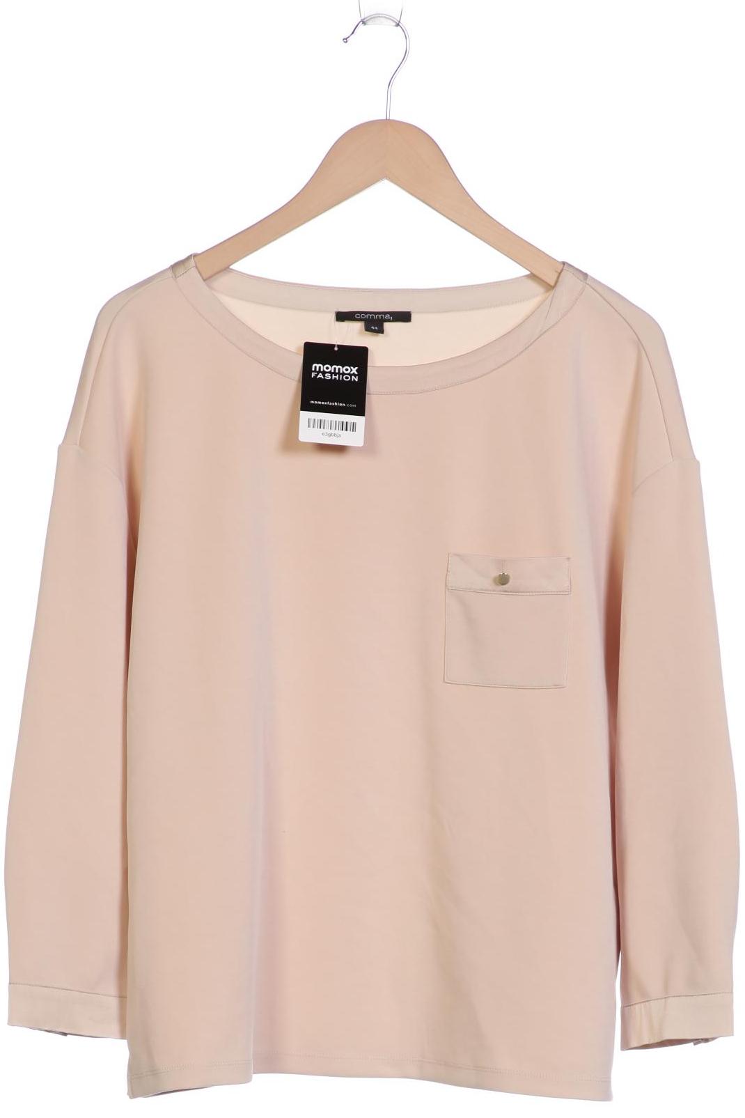 

Comma Damen Langarmshirt, beige, Gr. 44
