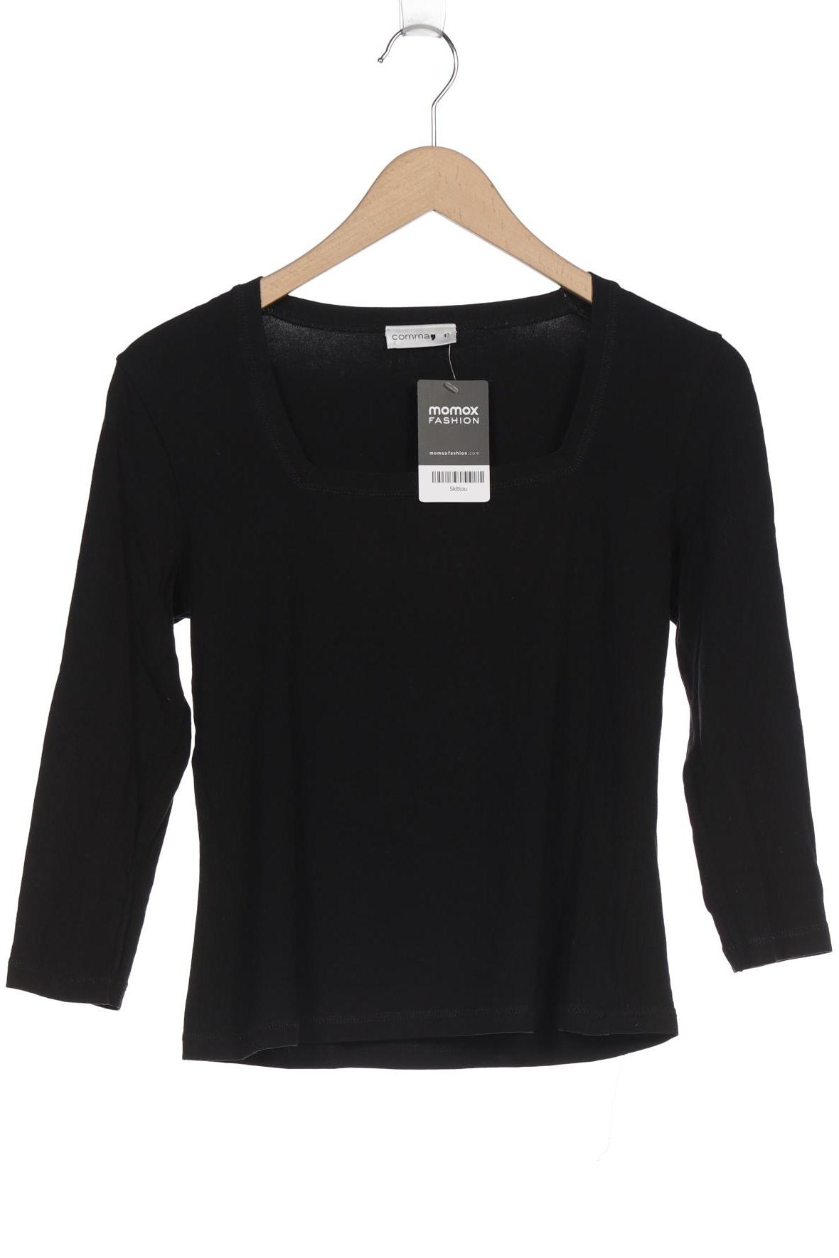 

Comma Damen Langarmshirt, schwarz