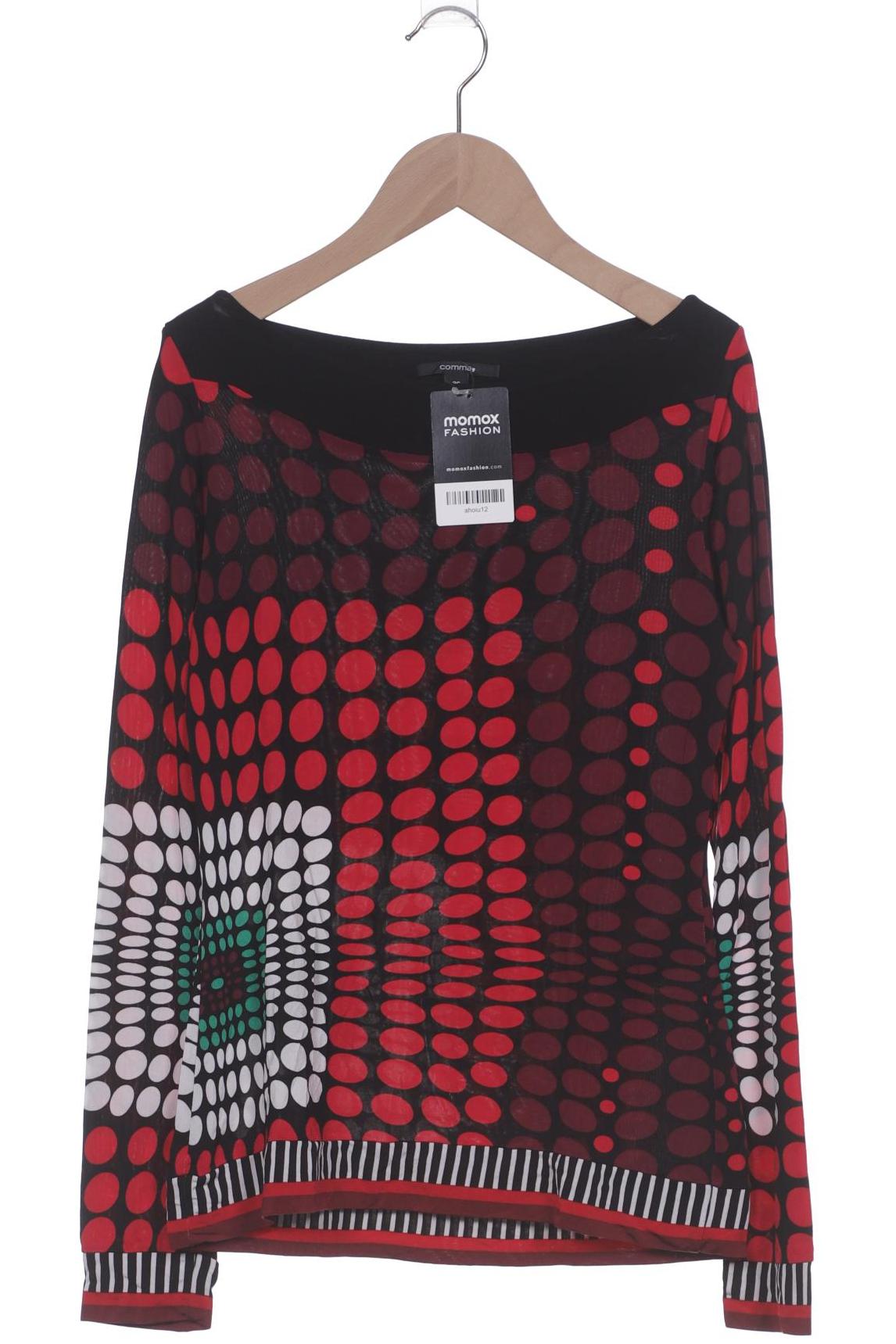 

Comma Damen Langarmshirt, mehrfarbig, Gr. 36