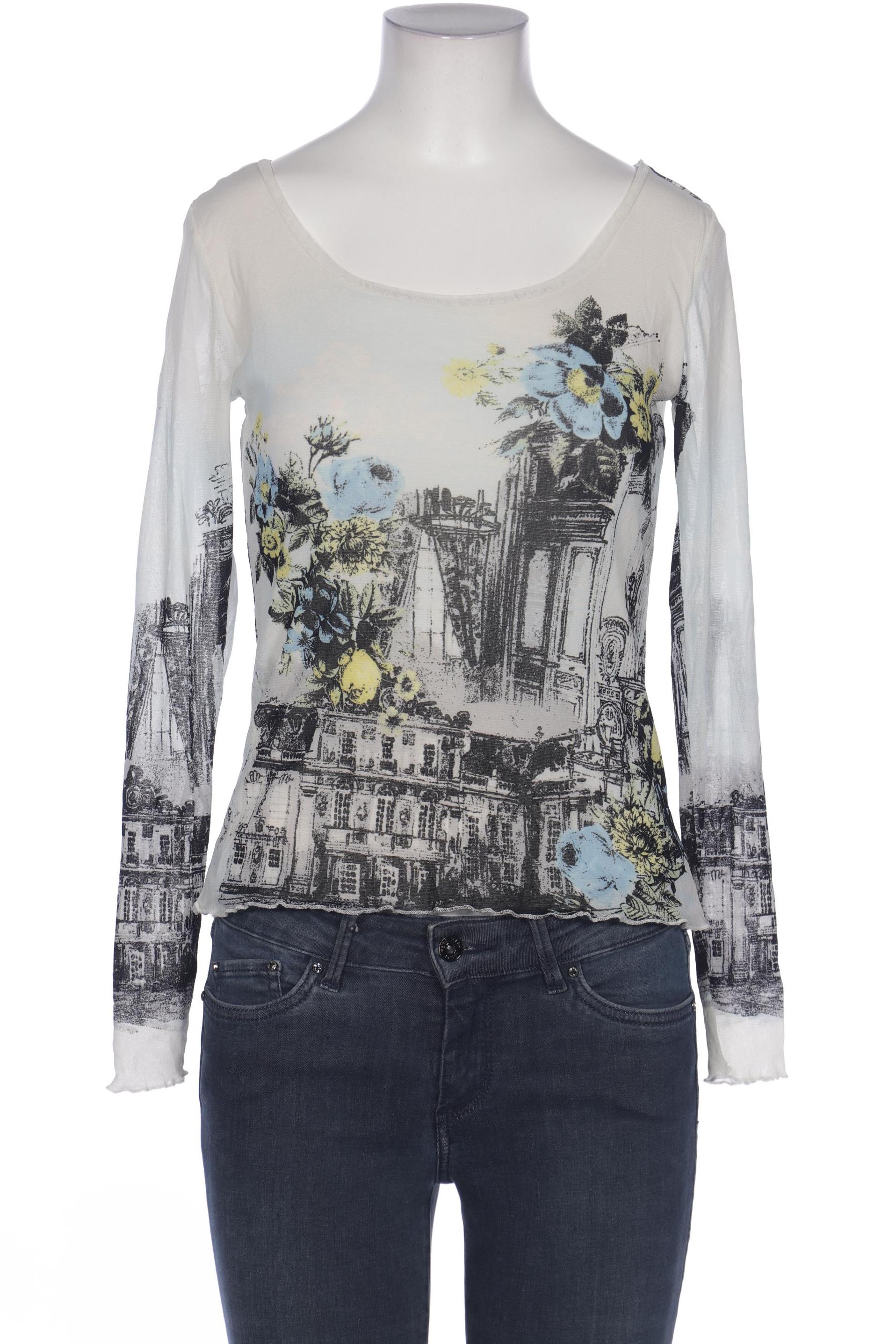 

Comma Damen Langarmshirt, cremeweiß, Gr. 38