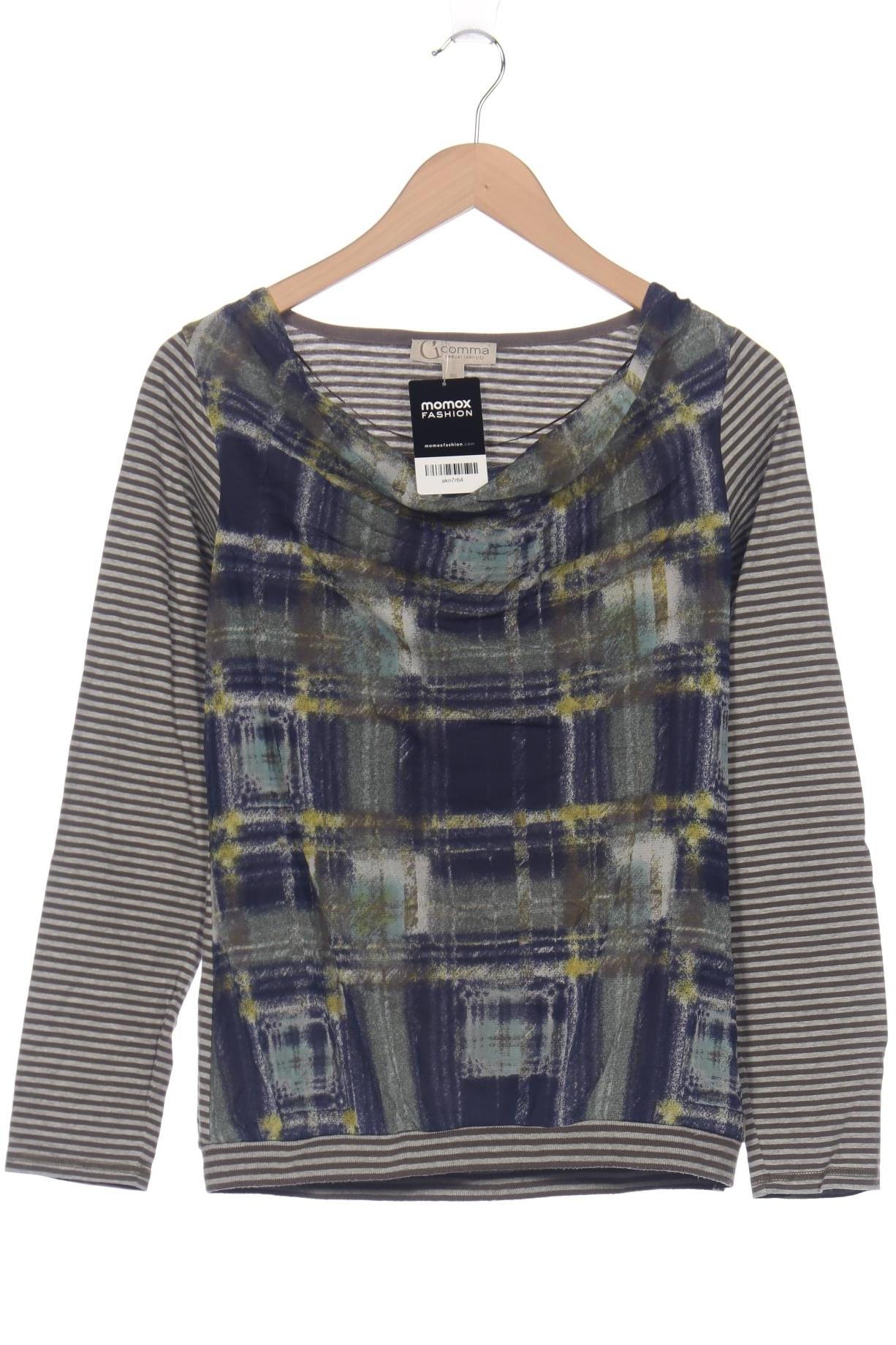 

Comma Damen Langarmshirt, grau, Gr. 38