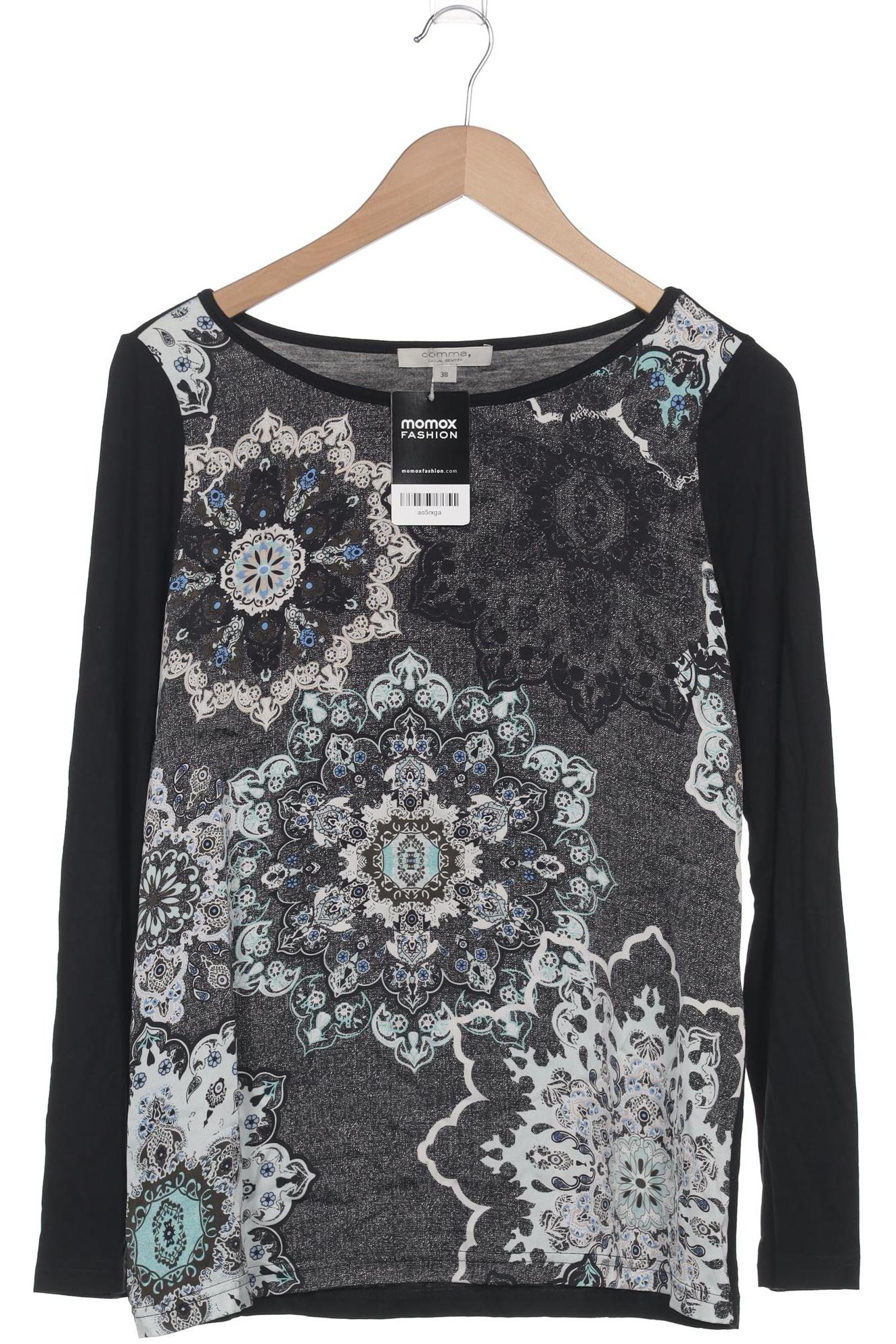 

Comma Damen Langarmshirt, schwarz, Gr. 38