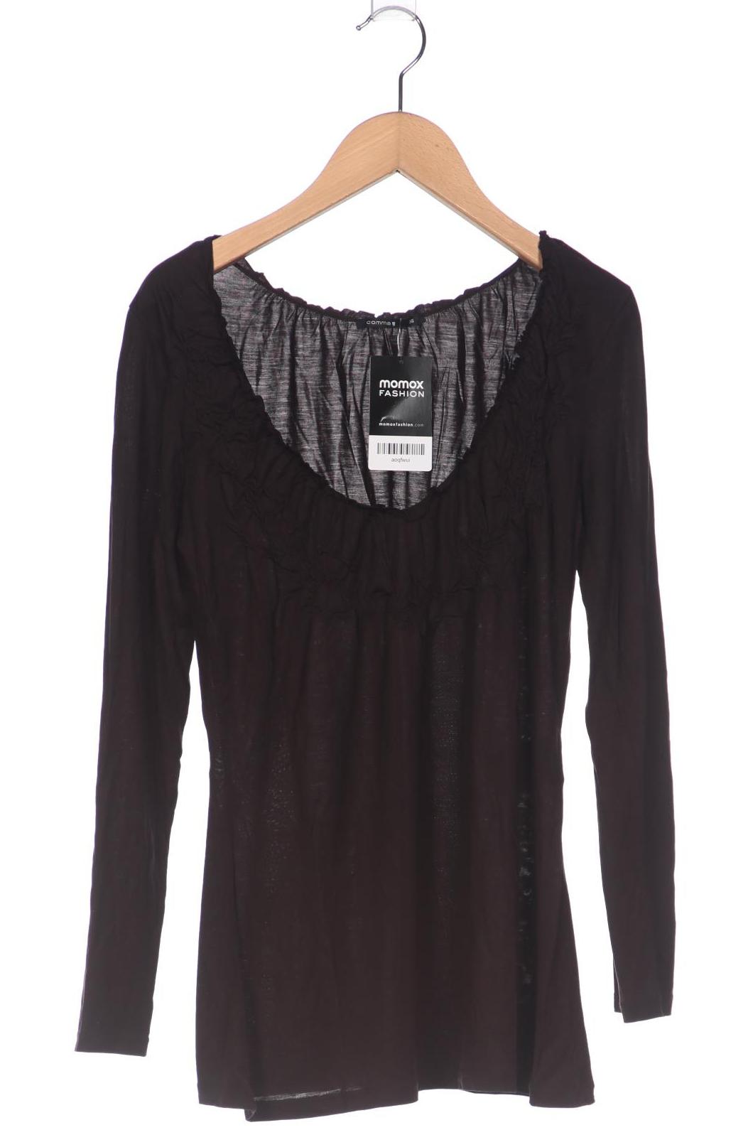 

Comma Damen Langarmshirt, braun, Gr. 36