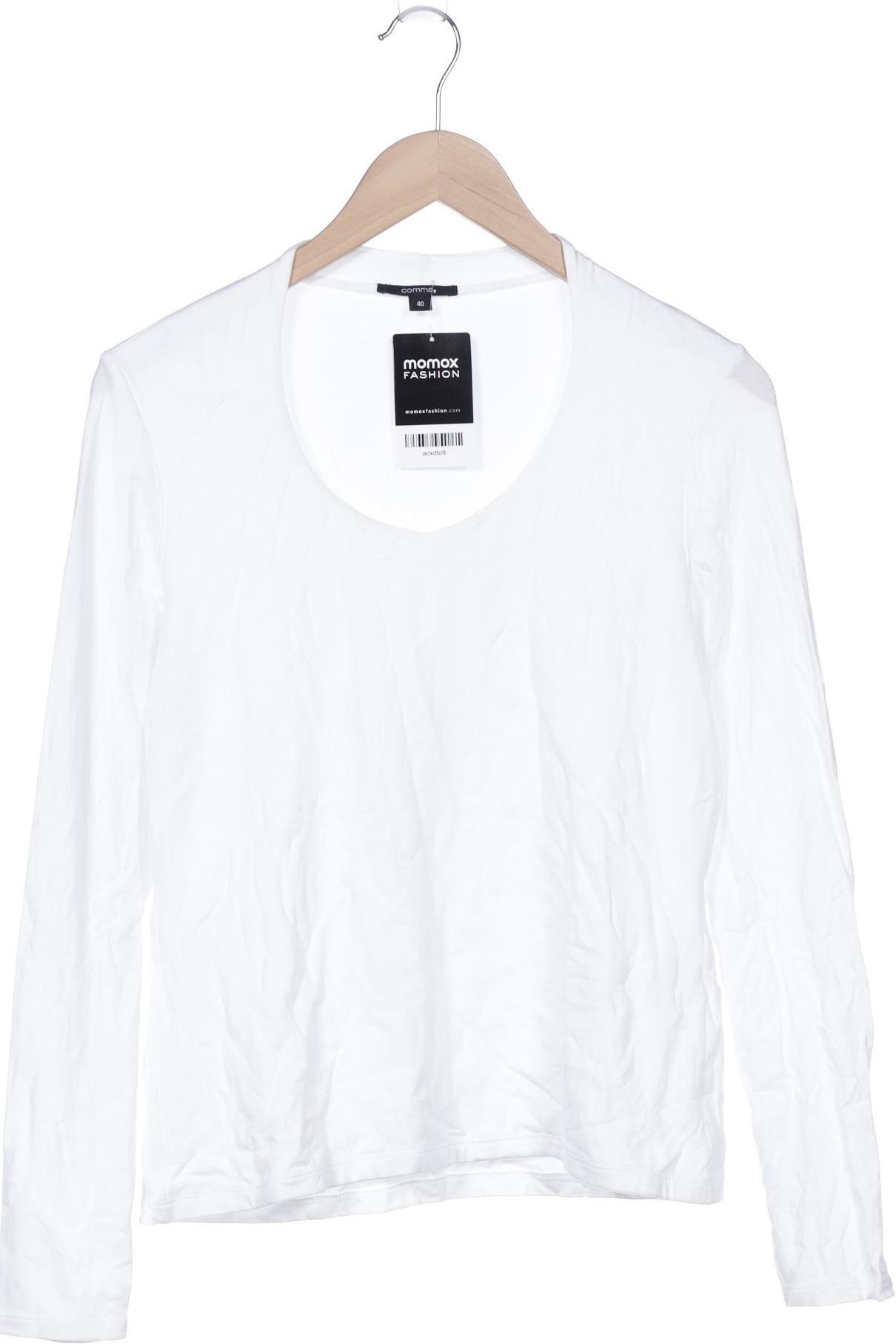 

Comma Damen Langarmshirt, weiß, Gr. 40
