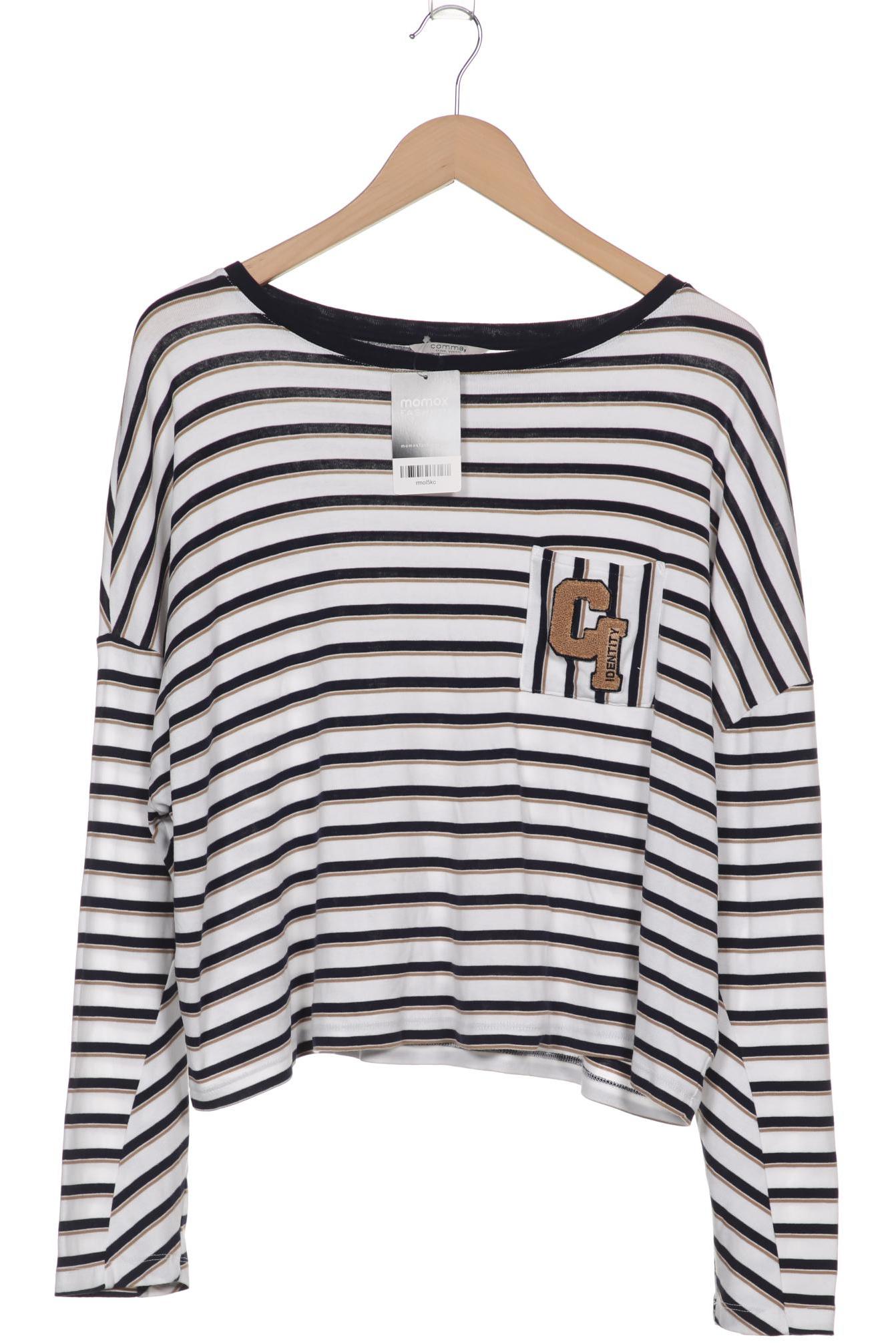 

Comma Damen Langarmshirt, marineblau, Gr. 40