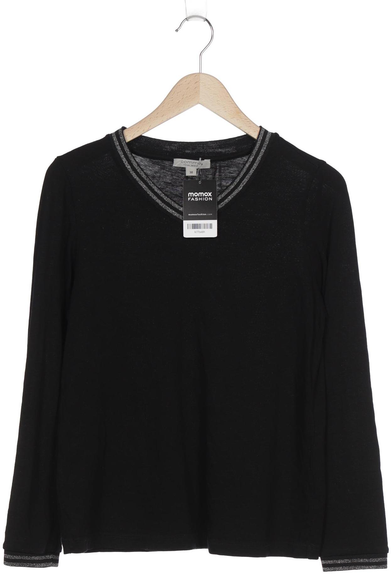 

Comma Damen Langarmshirt, schwarz, Gr. 38