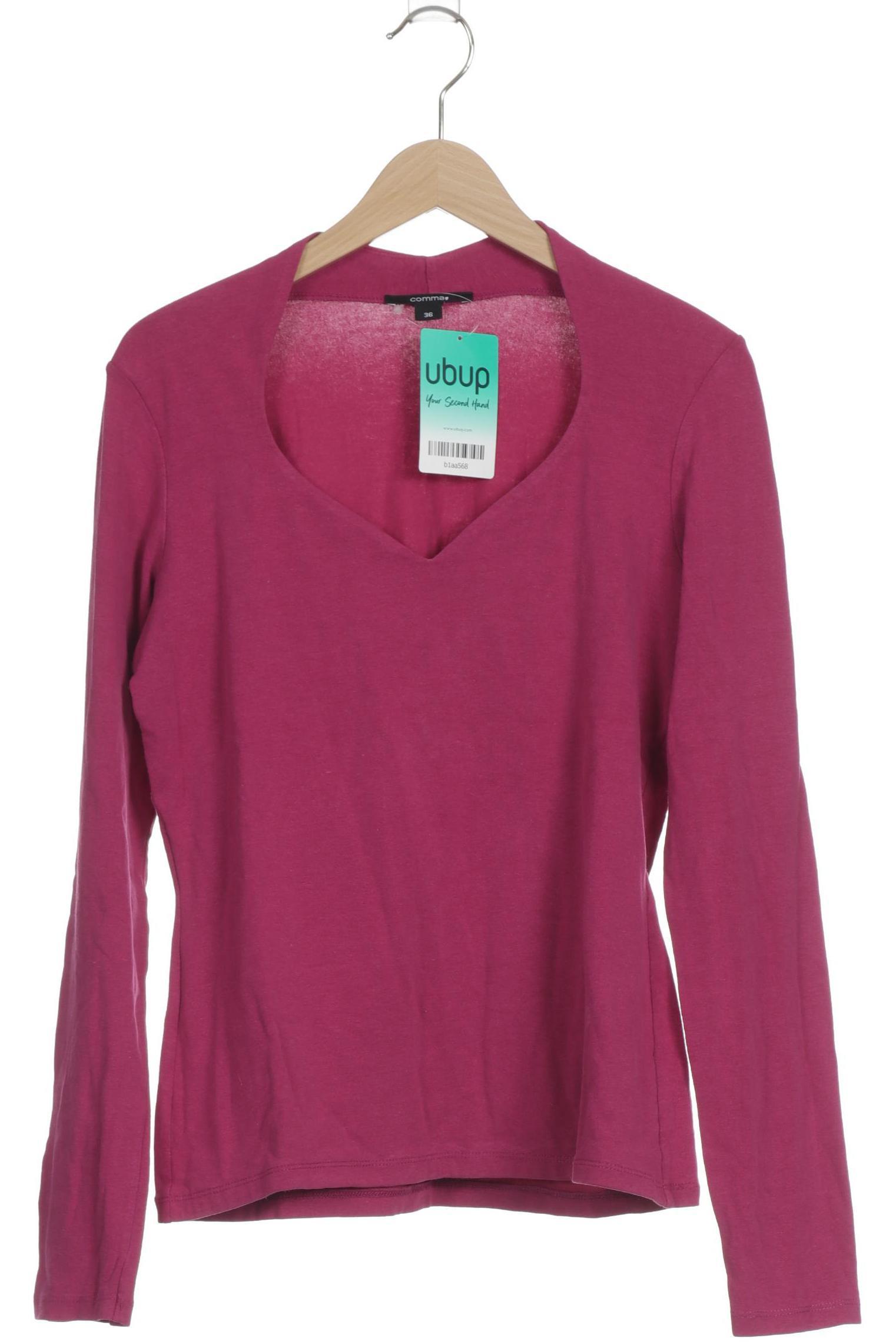 

Comma Damen Langarmshirt, pink, Gr. 36