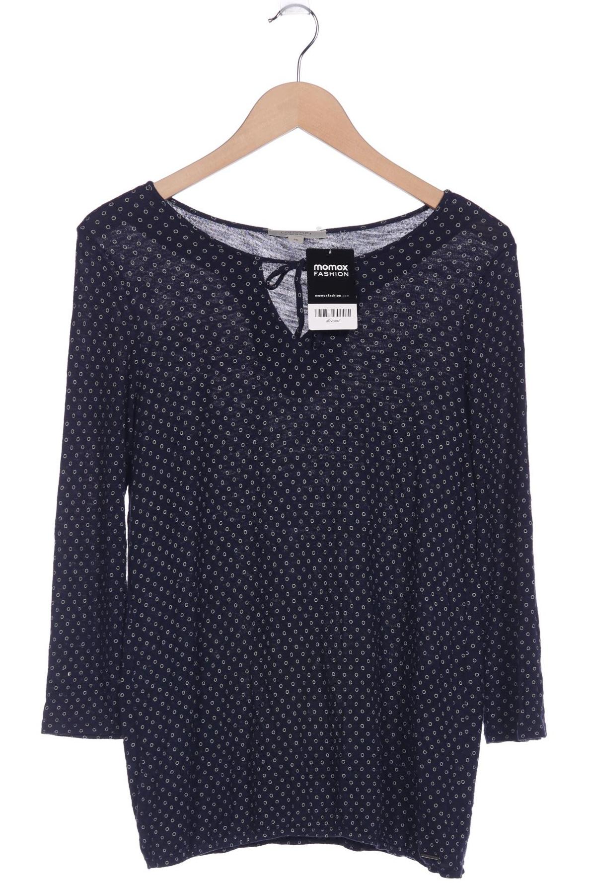 

Comma Damen Langarmshirt, marineblau, Gr. 36
