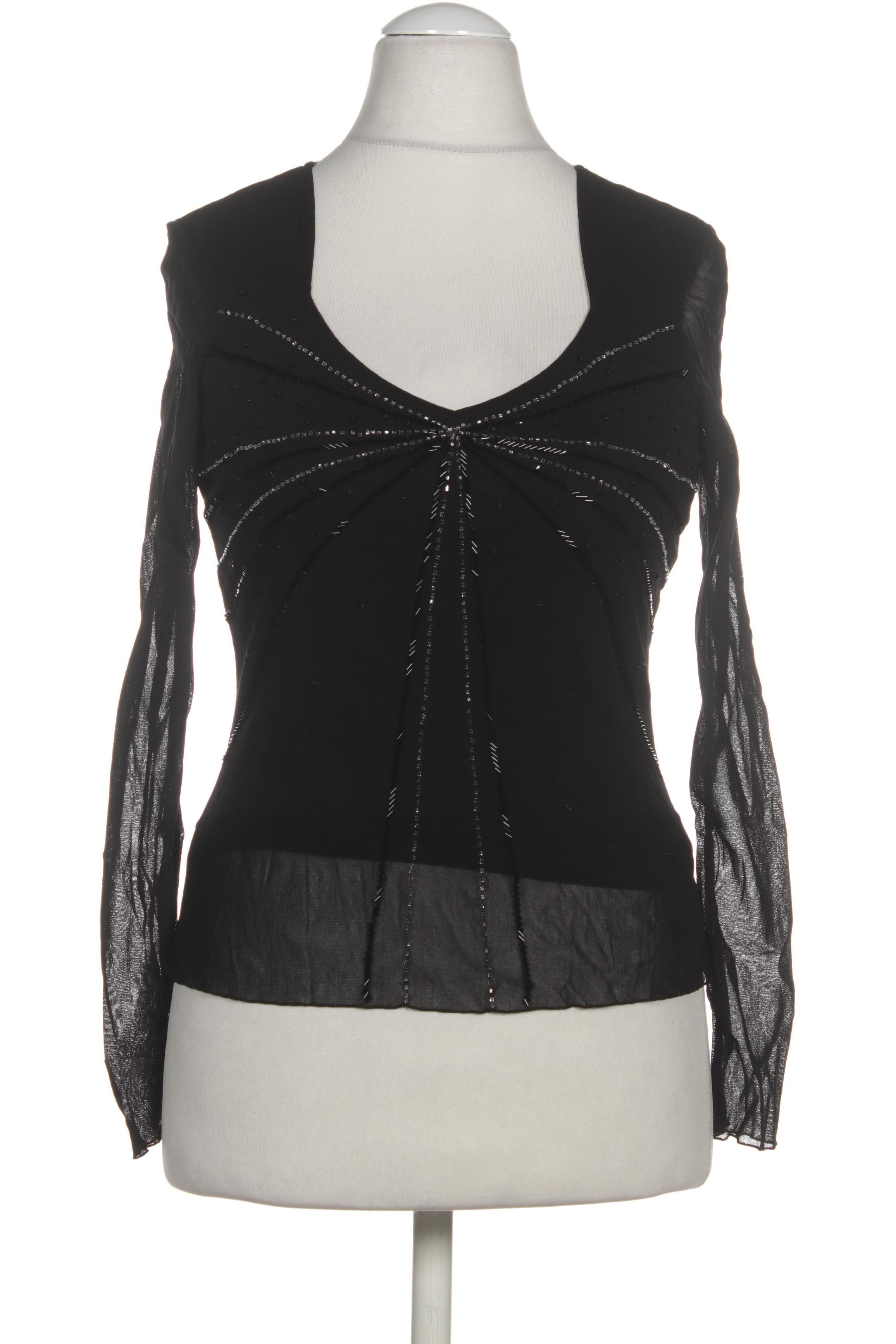 

Comma Damen Langarmshirt, schwarz, Gr. 38