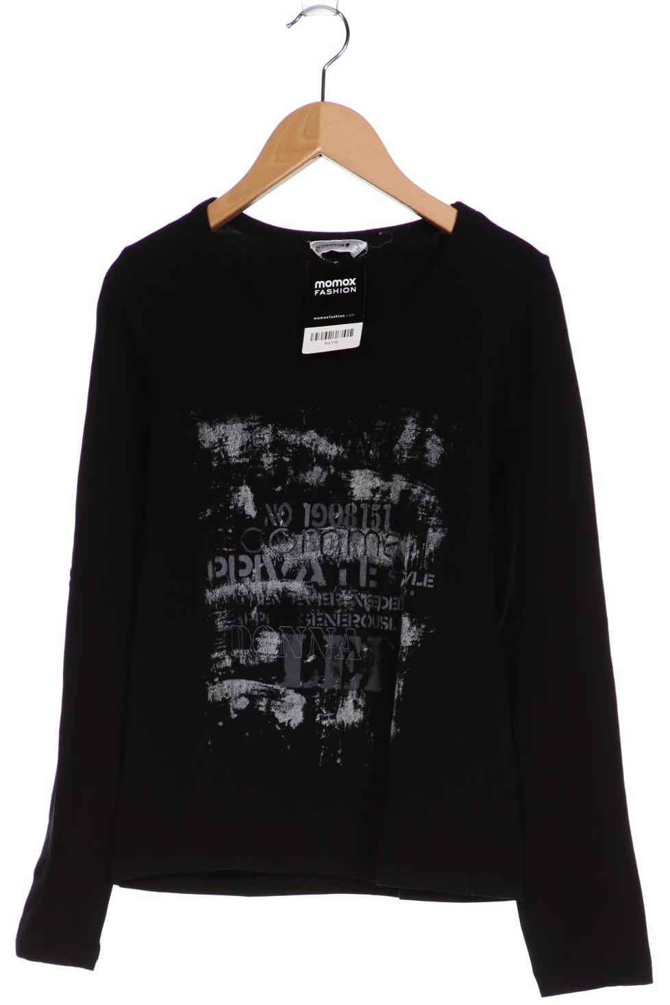

Comma Damen Langarmshirt, schwarz, Gr. 38