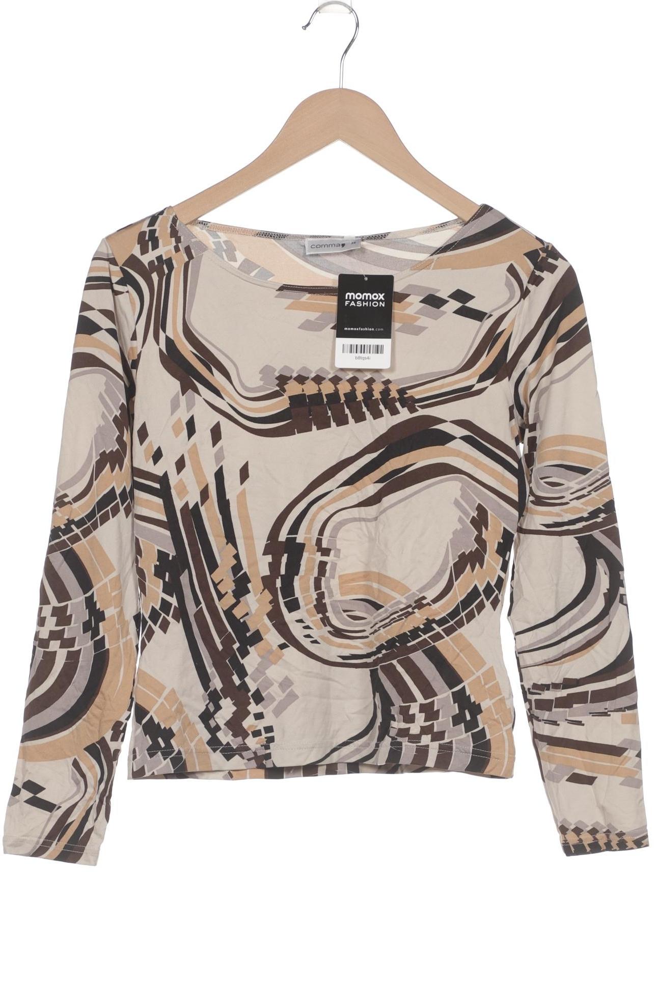 

Comma Damen Langarmshirt, mehrfarbig, Gr. 38
