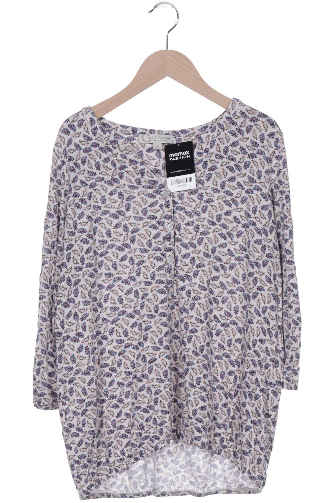 

Comma Damen Langarmshirt, beige, Gr. 40