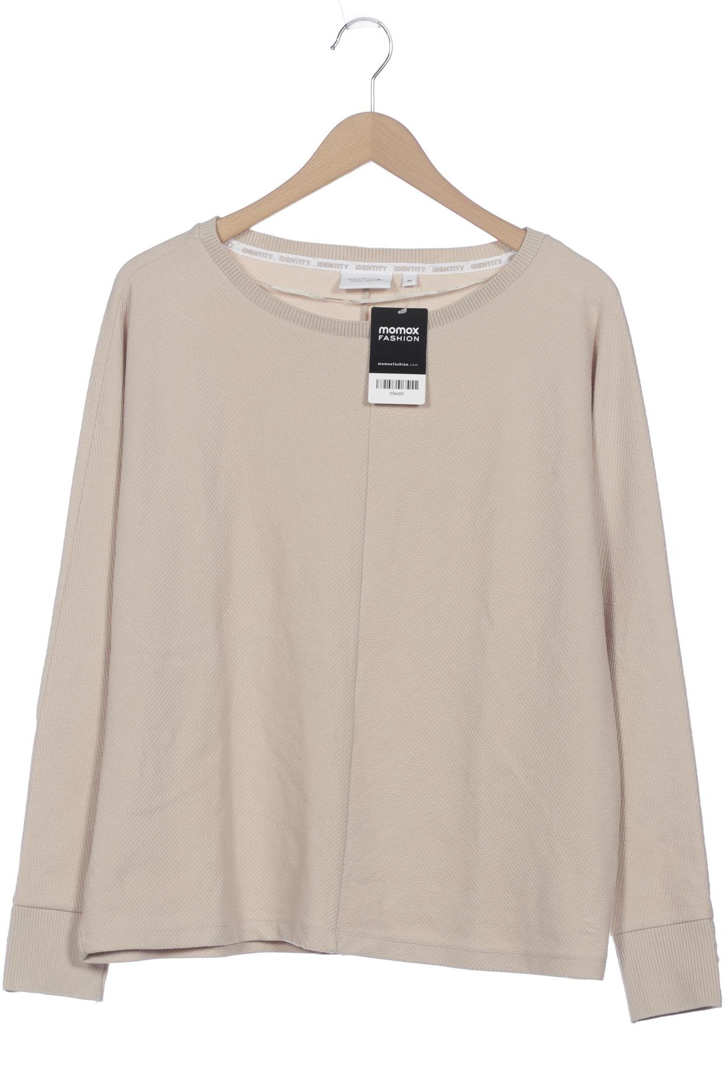 

Comma Damen Langarmshirt, beige, Gr. 44