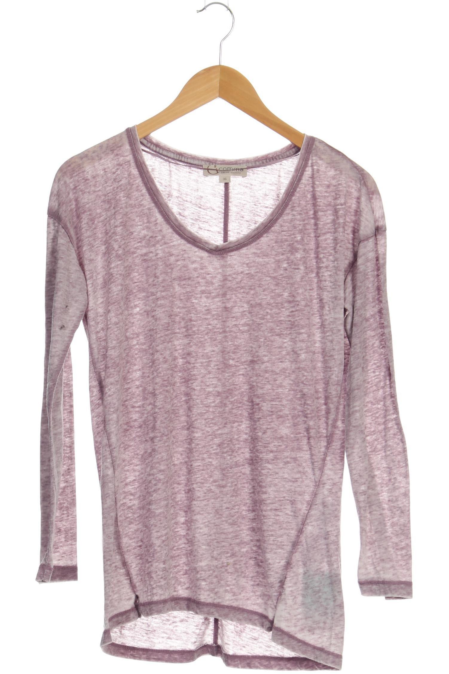 

Comma Damen Langarmshirt, flieder, Gr. 36