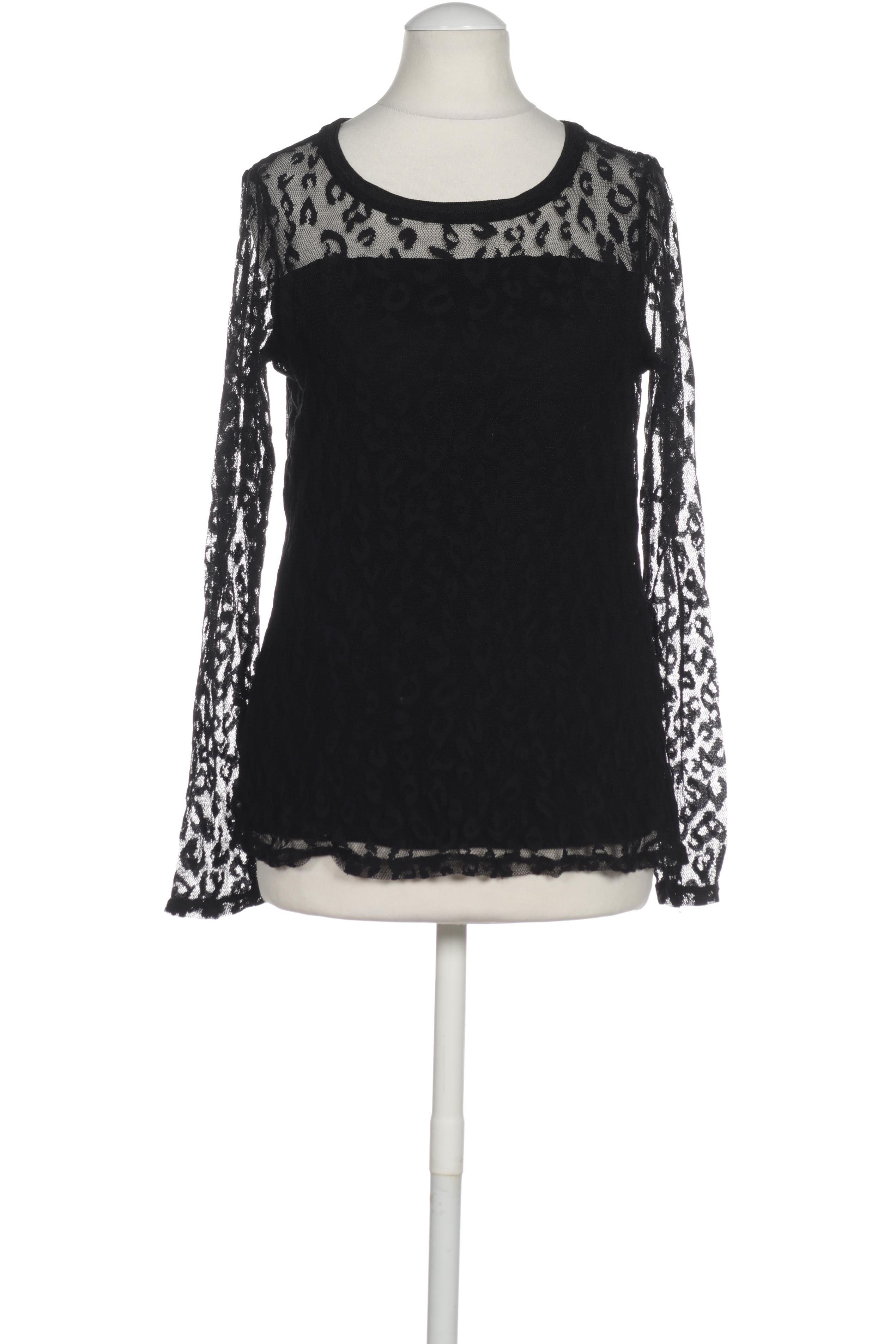 

Comma Damen Langarmshirt, schwarz, Gr. 36