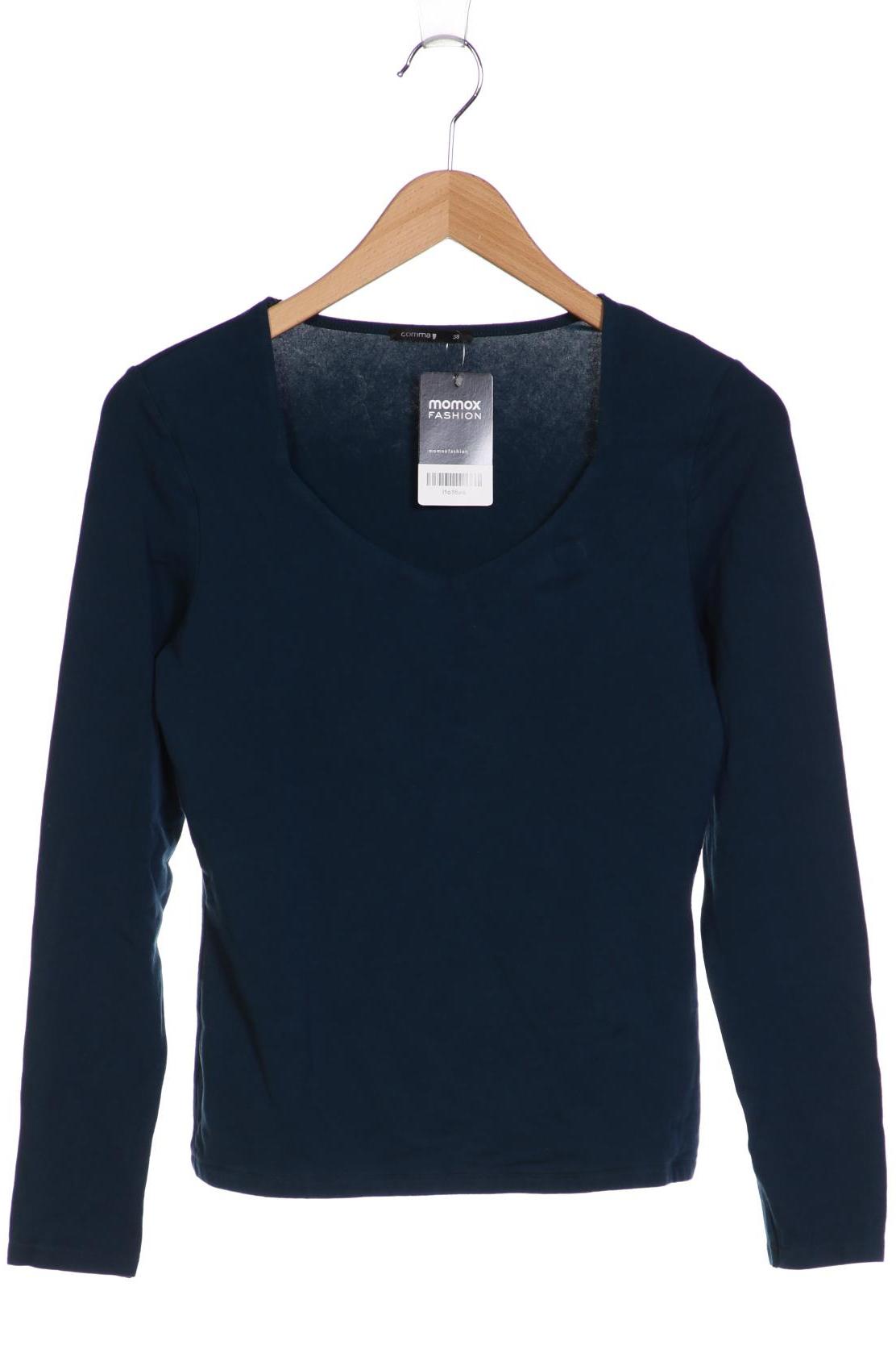 

Comma Damen Langarmshirt, blau, Gr. 38