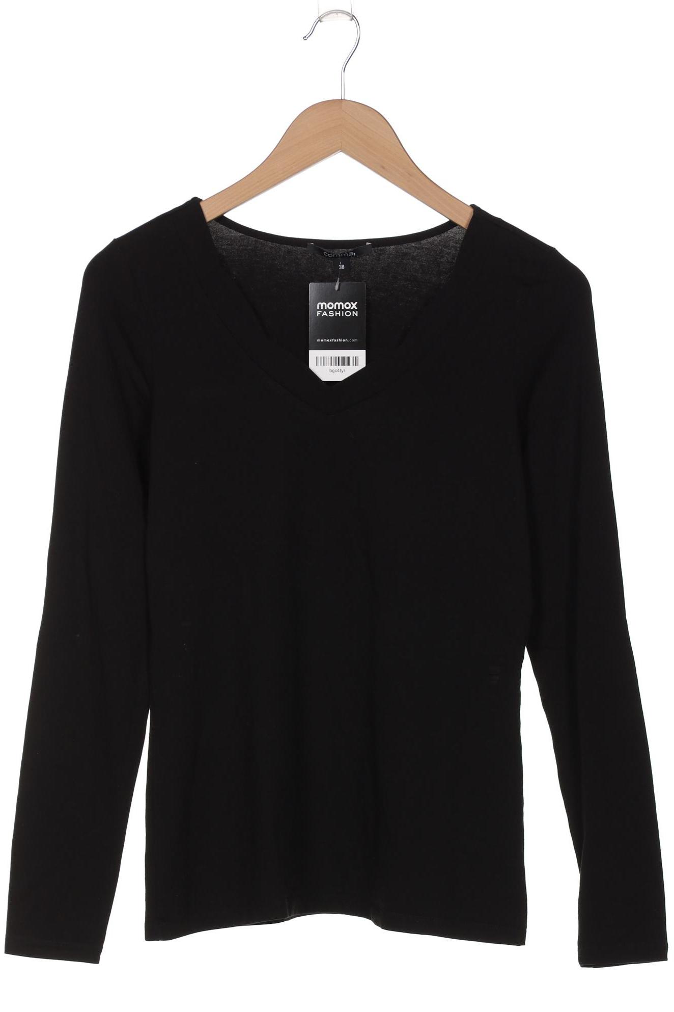 

Comma Damen Langarmshirt, schwarz, Gr. 38