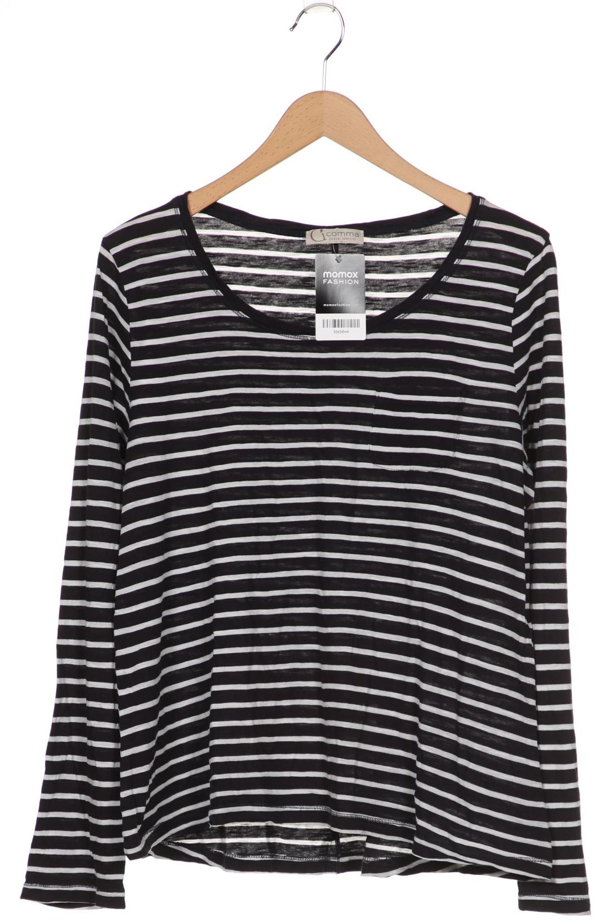 

Comma Damen Langarmshirt, marineblau, Gr. 42