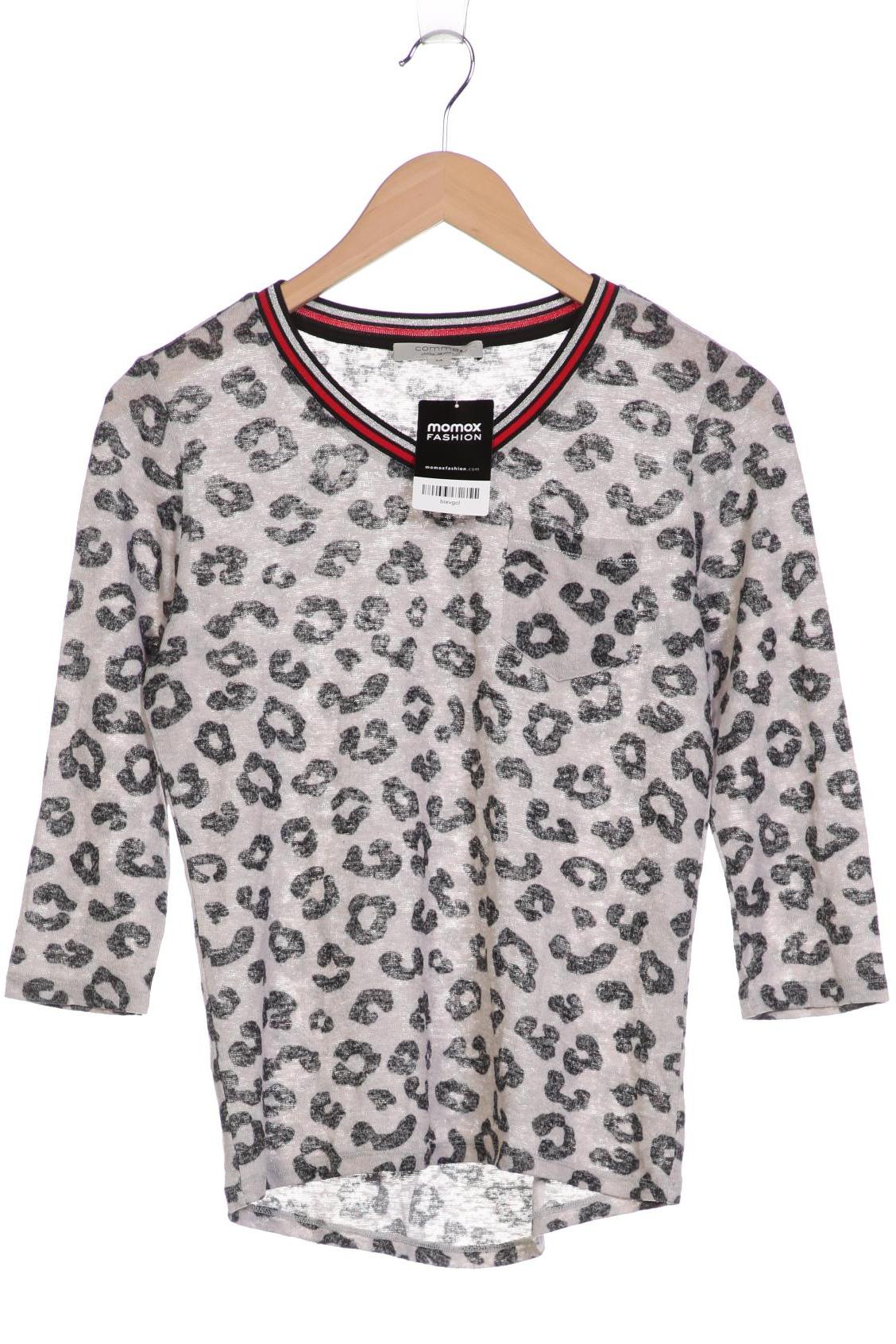 

Comma Damen Langarmshirt, grau, Gr. 34