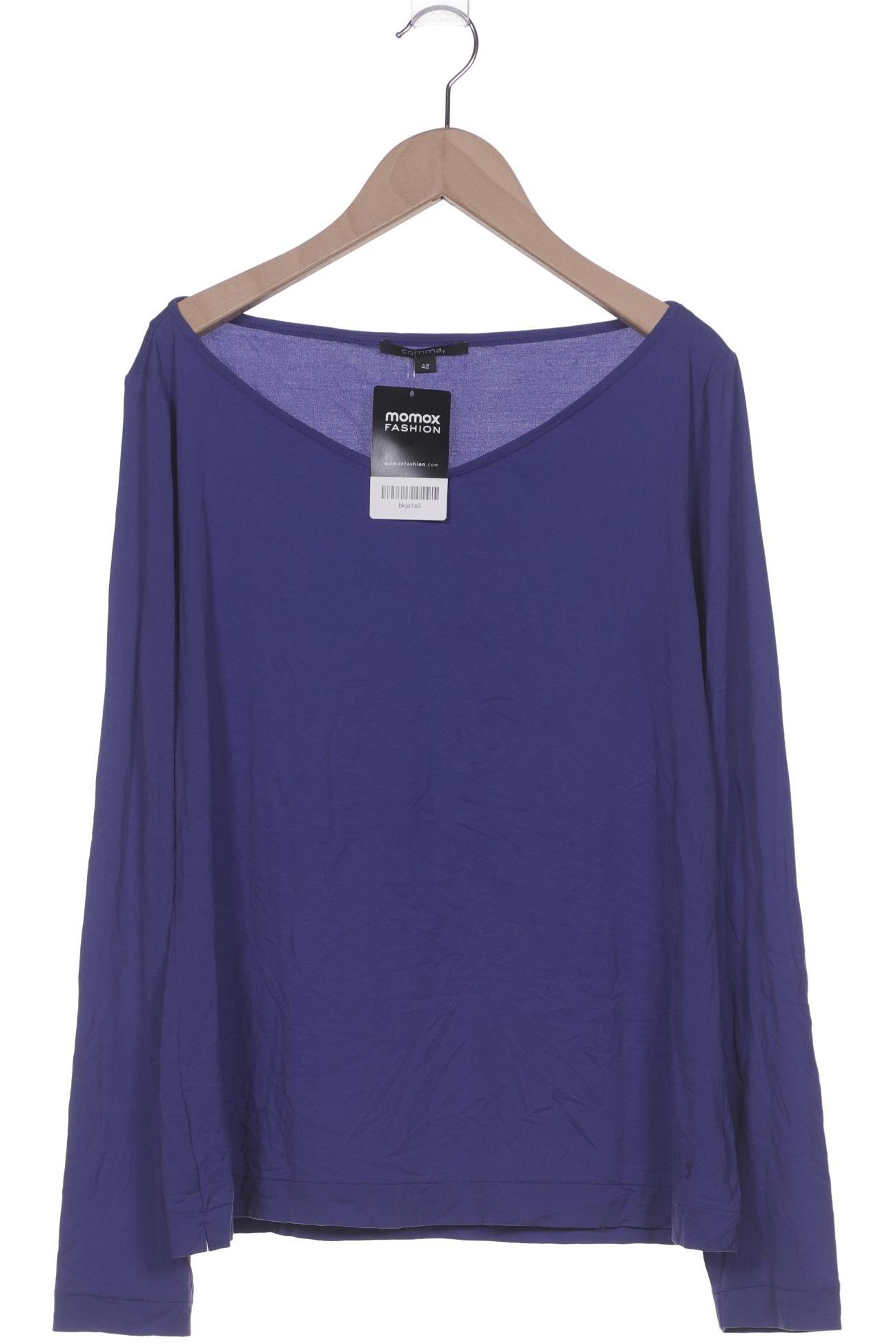 

Comma Damen Langarmshirt, blau, Gr. 42