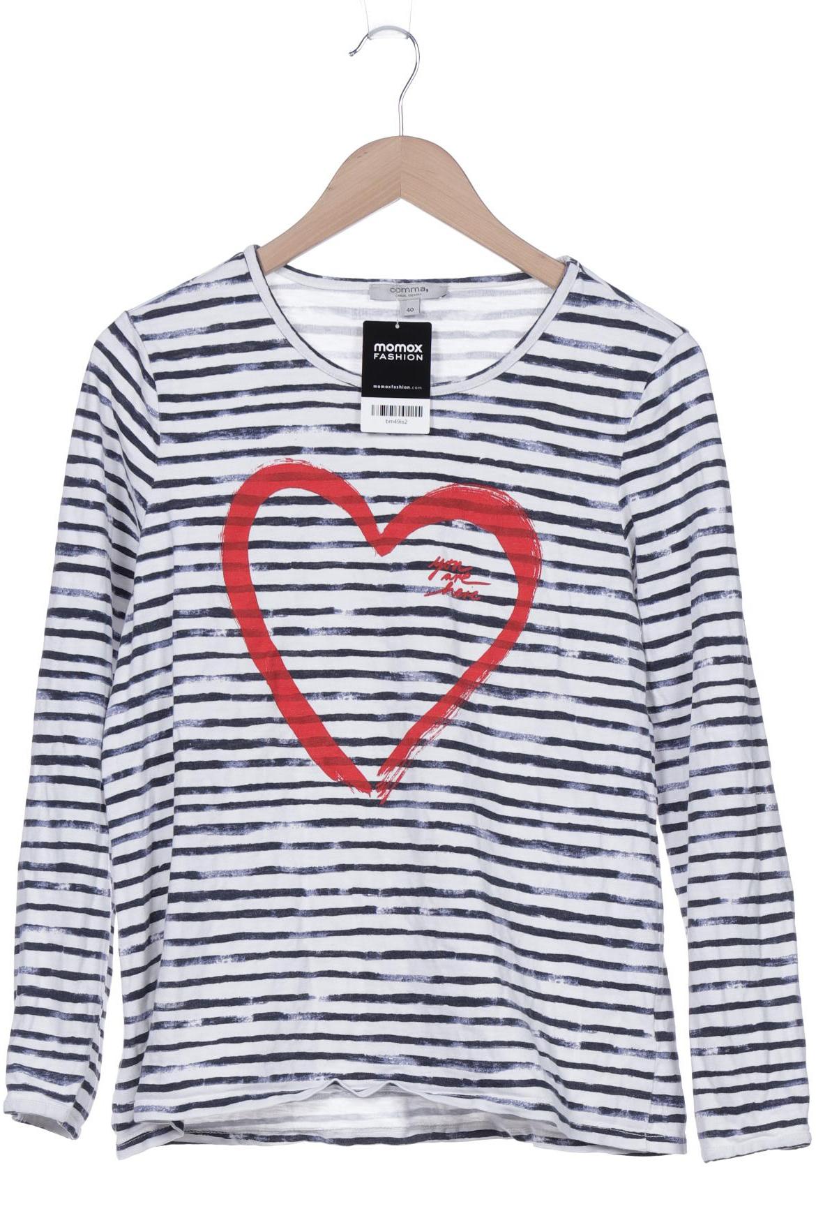 

Comma Damen Langarmshirt, marineblau, Gr. 40