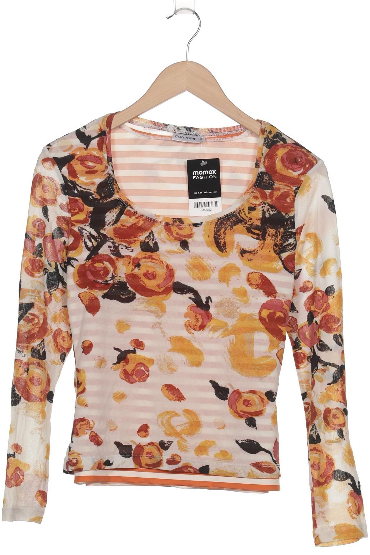 

Comma Damen Langarmshirt, mehrfarbig, Gr. 40