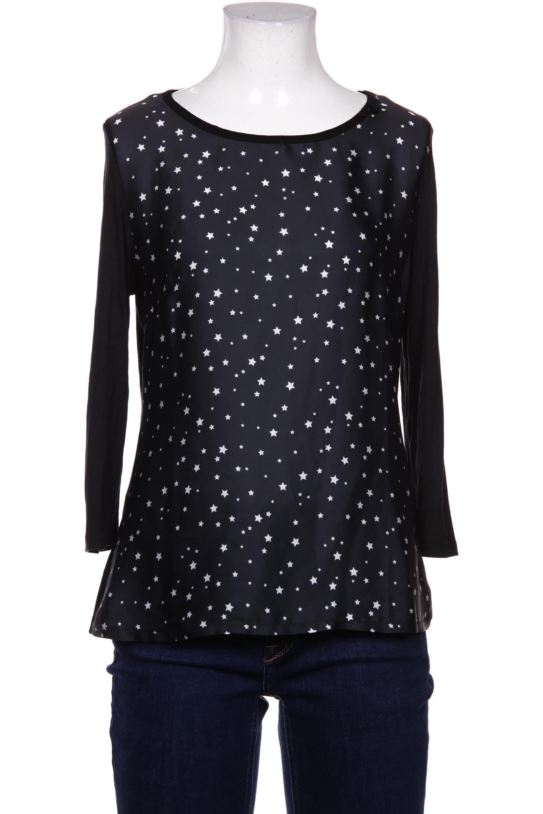 

Comma Damen Langarmshirt, schwarz, Gr. 38