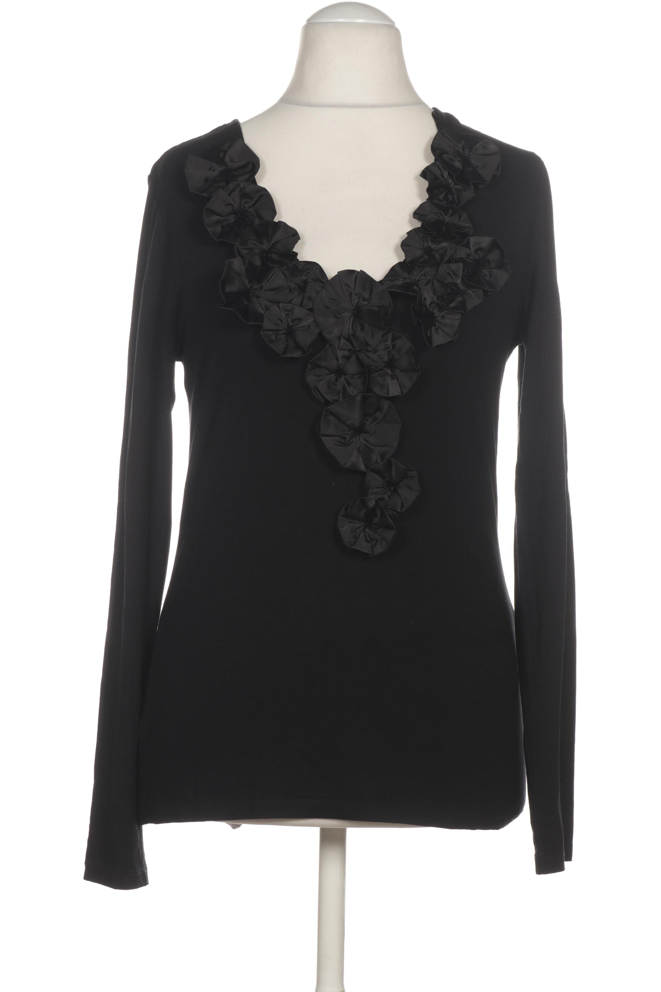 

Comma Damen Langarmshirt, schwarz, Gr. 38