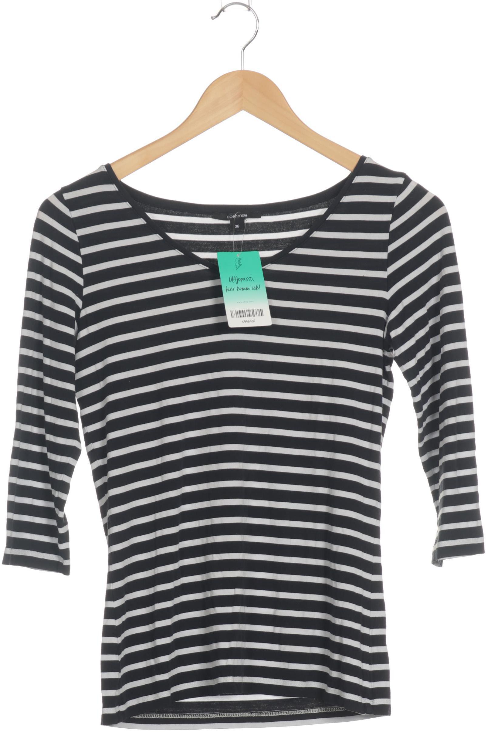 

Comma Damen Langarmshirt, blau, Gr. 36