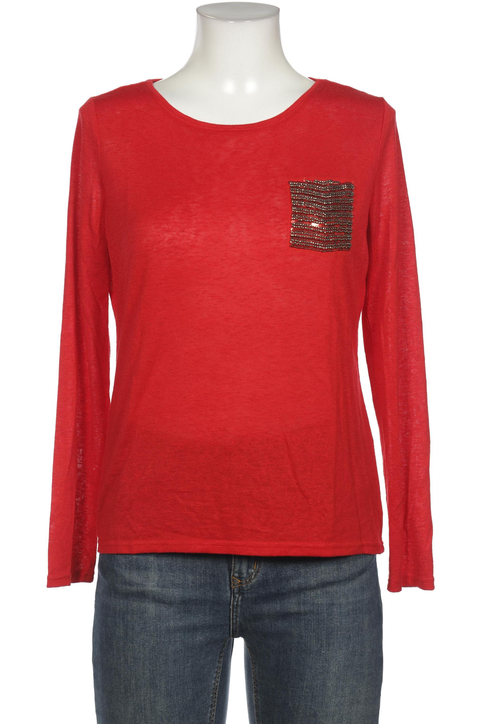 

Comma Damen Langarmshirt, rot, Gr. 36