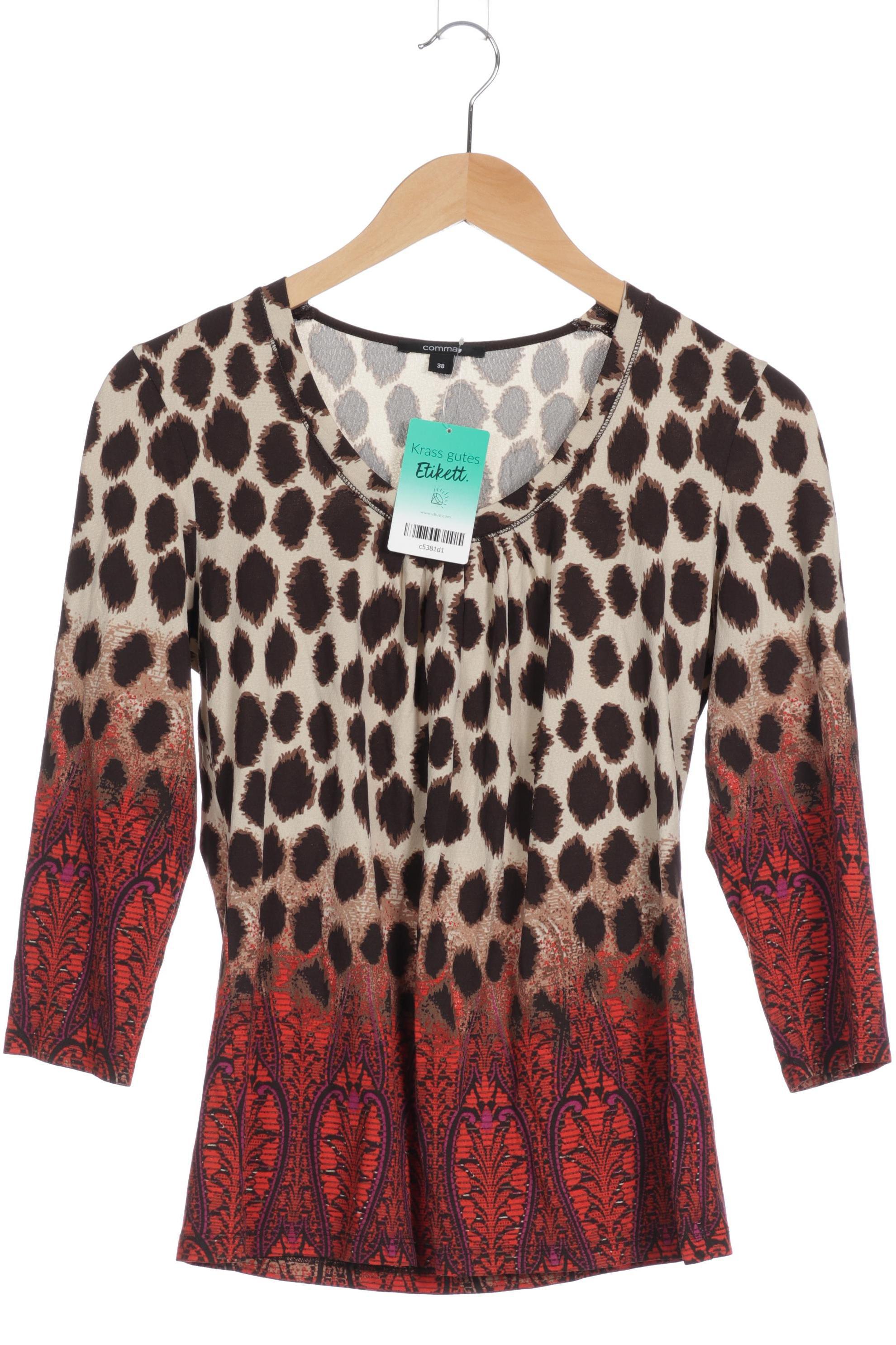 

Comma Damen Langarmshirt, braun, Gr. 38