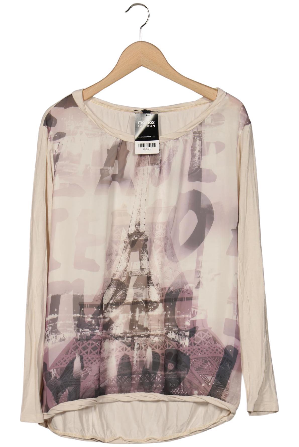 

Comma Damen Langarmshirt, beige, Gr. 40