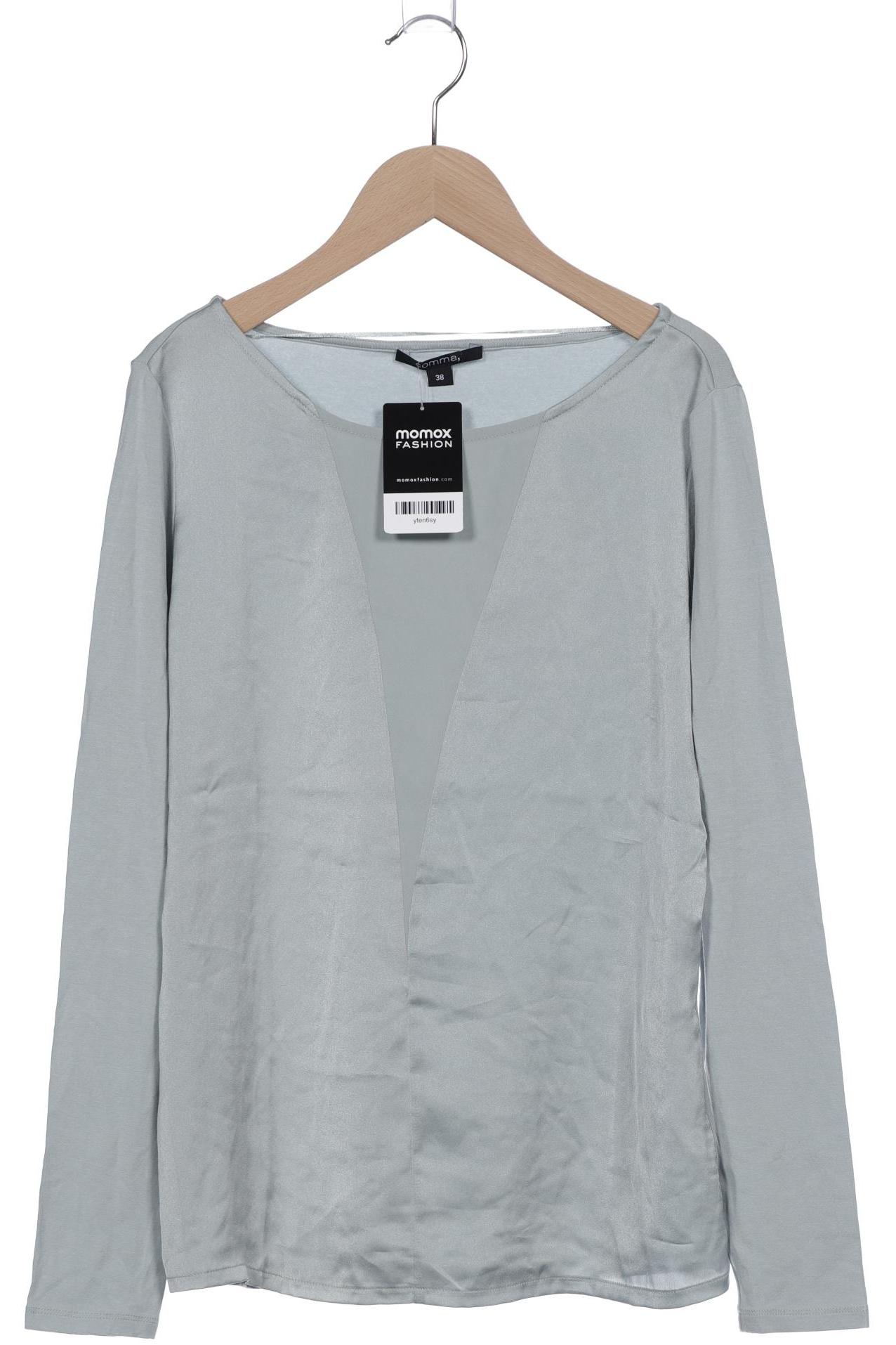 

Comma Damen Langarmshirt, hellgrün, Gr. 38