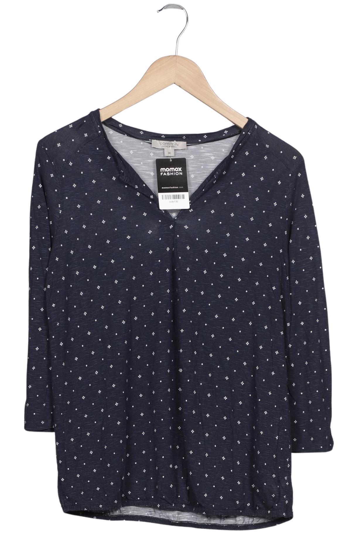 

Comma Damen Langarmshirt, marineblau, Gr. 38