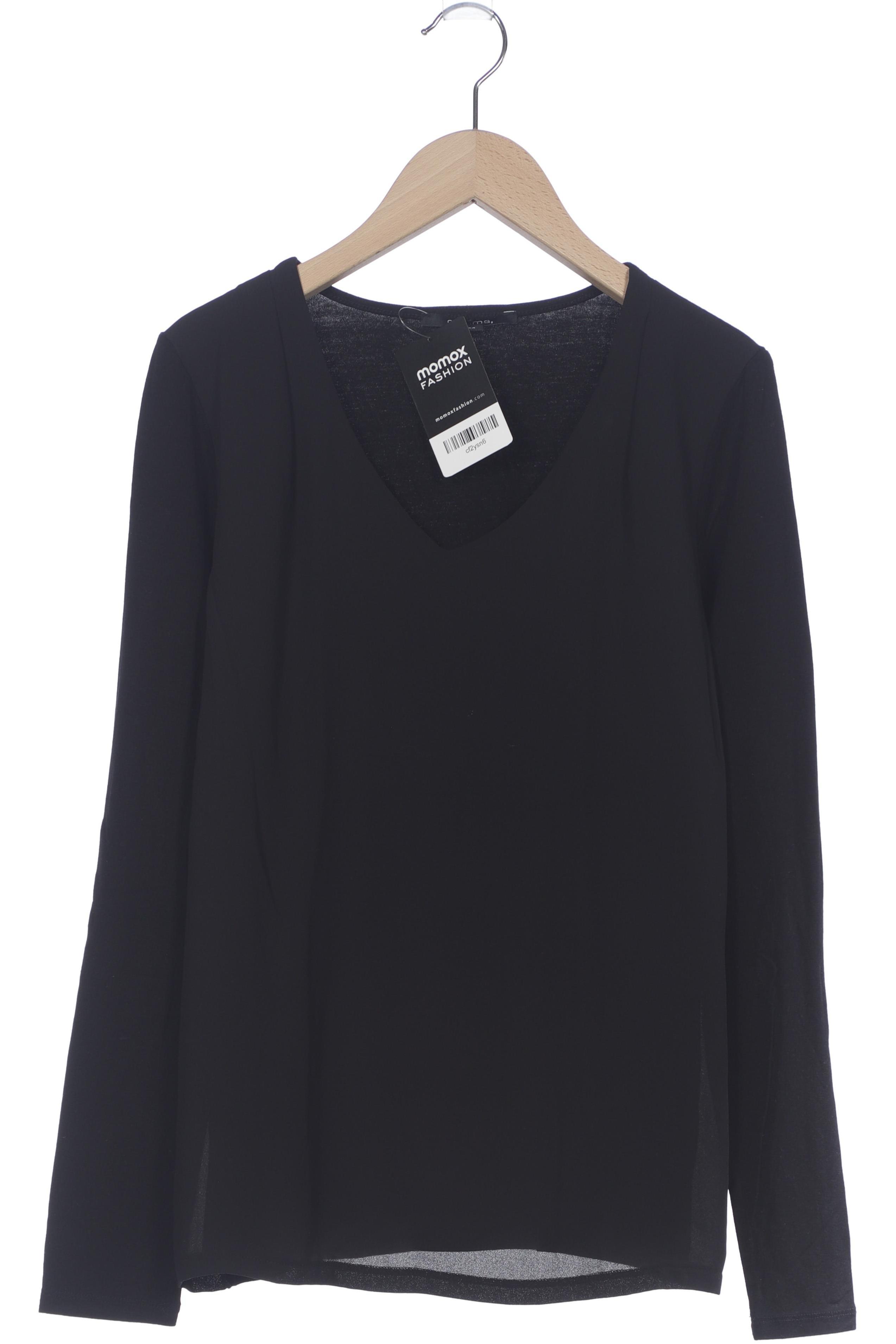 

Comma Damen Langarmshirt, schwarz, Gr. 34