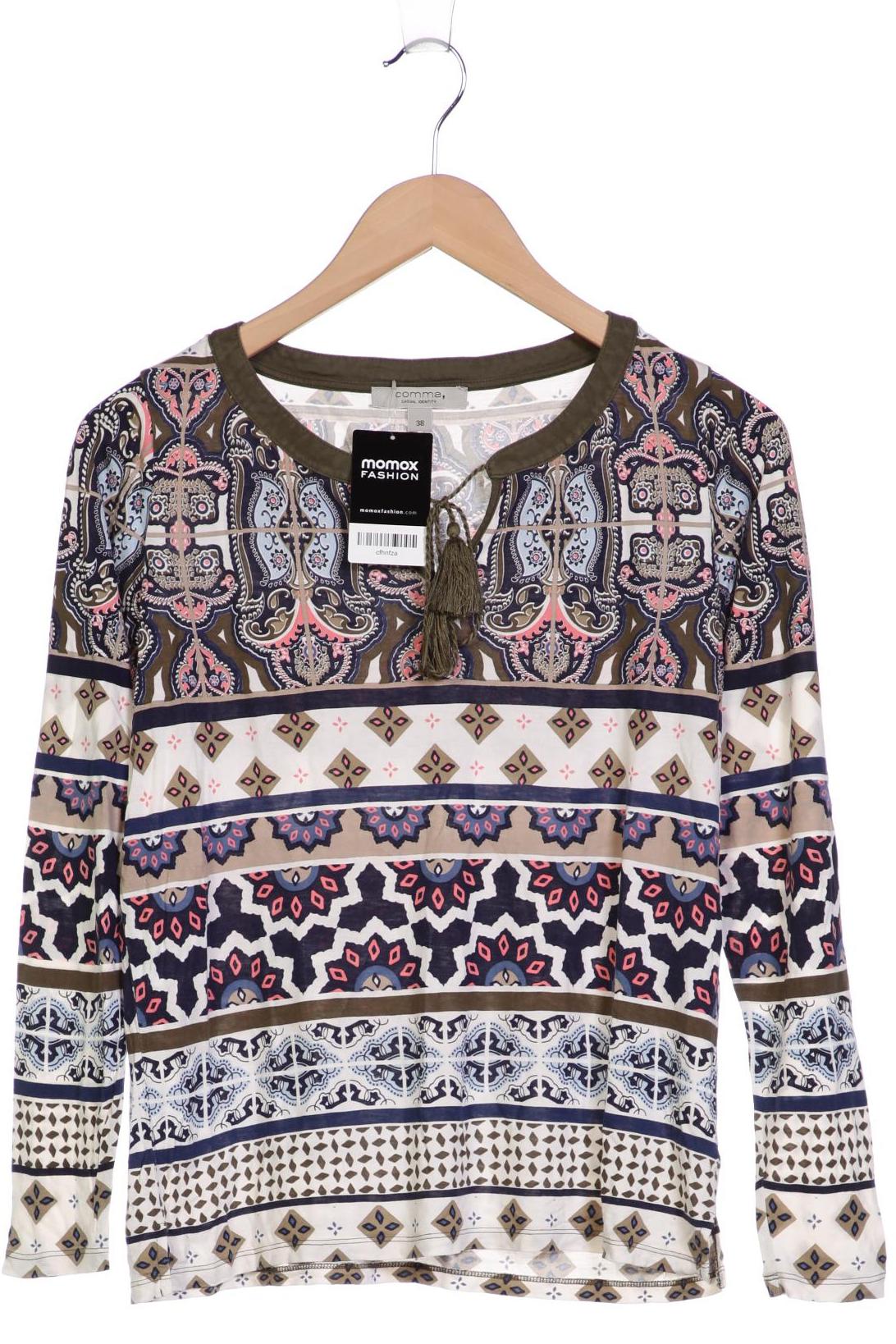 

Comma Damen Langarmshirt, mehrfarbig, Gr. 38