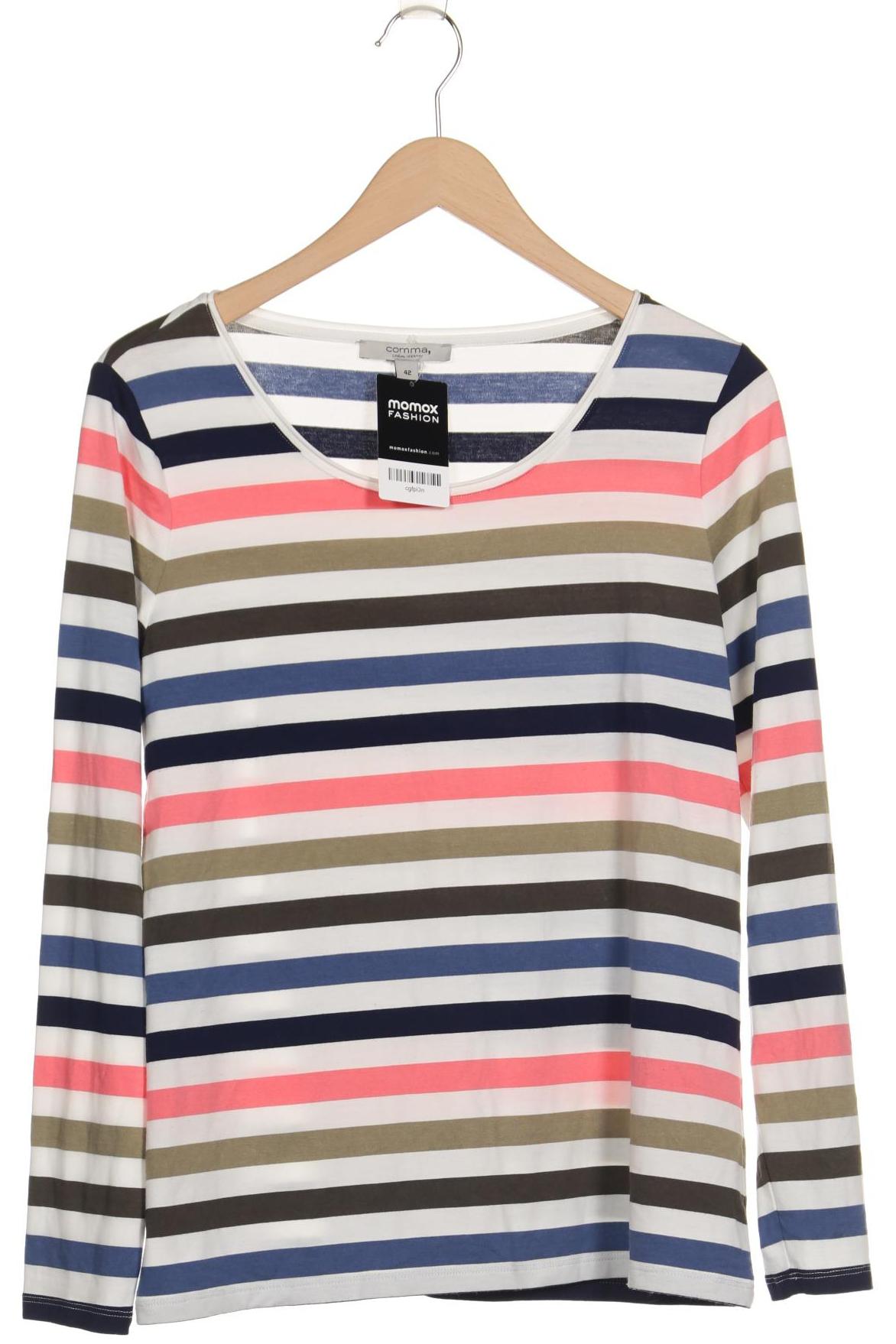 

Comma Damen Langarmshirt, mehrfarbig, Gr. 42
