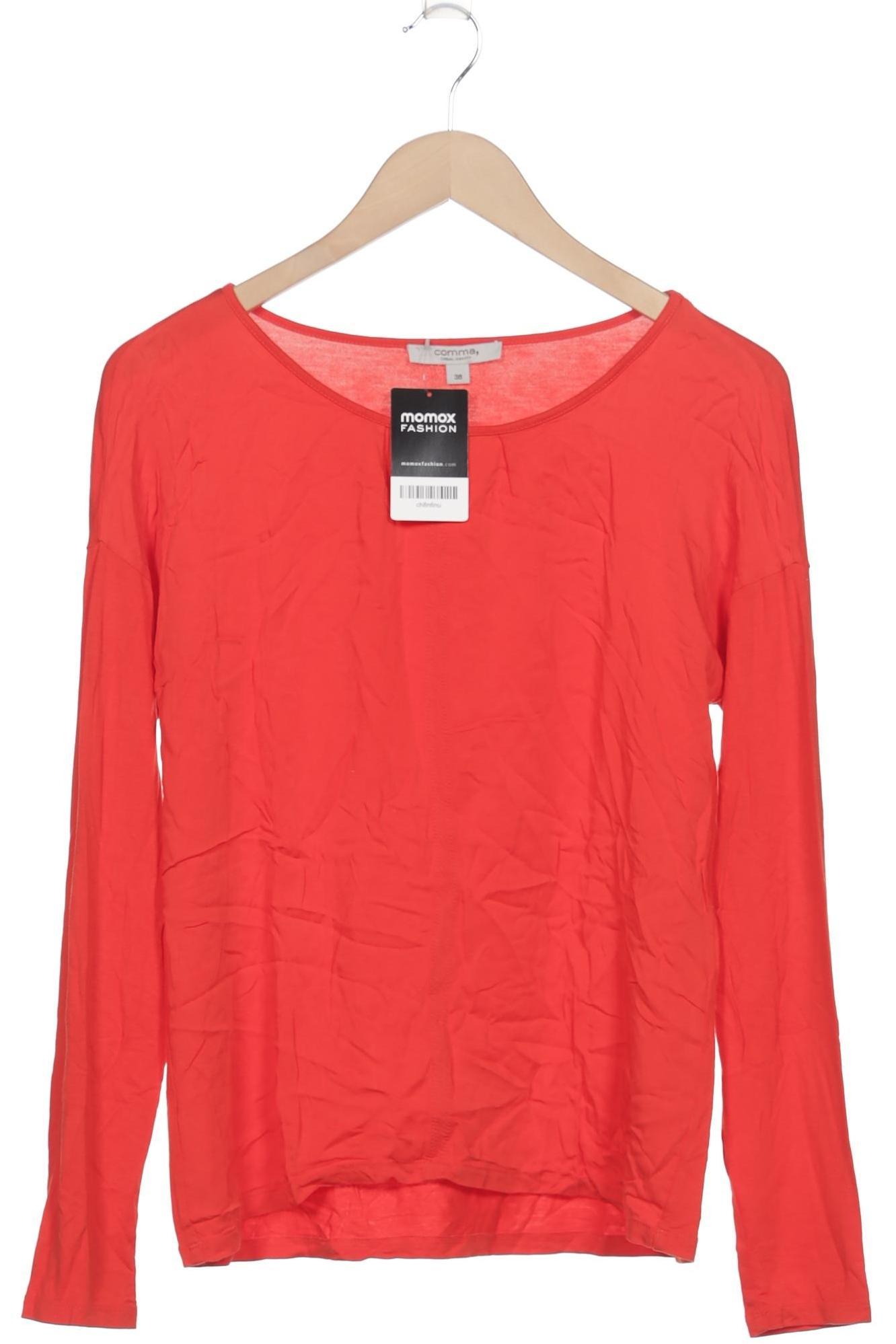 

Comma Damen Langarmshirt, orange, Gr. 38