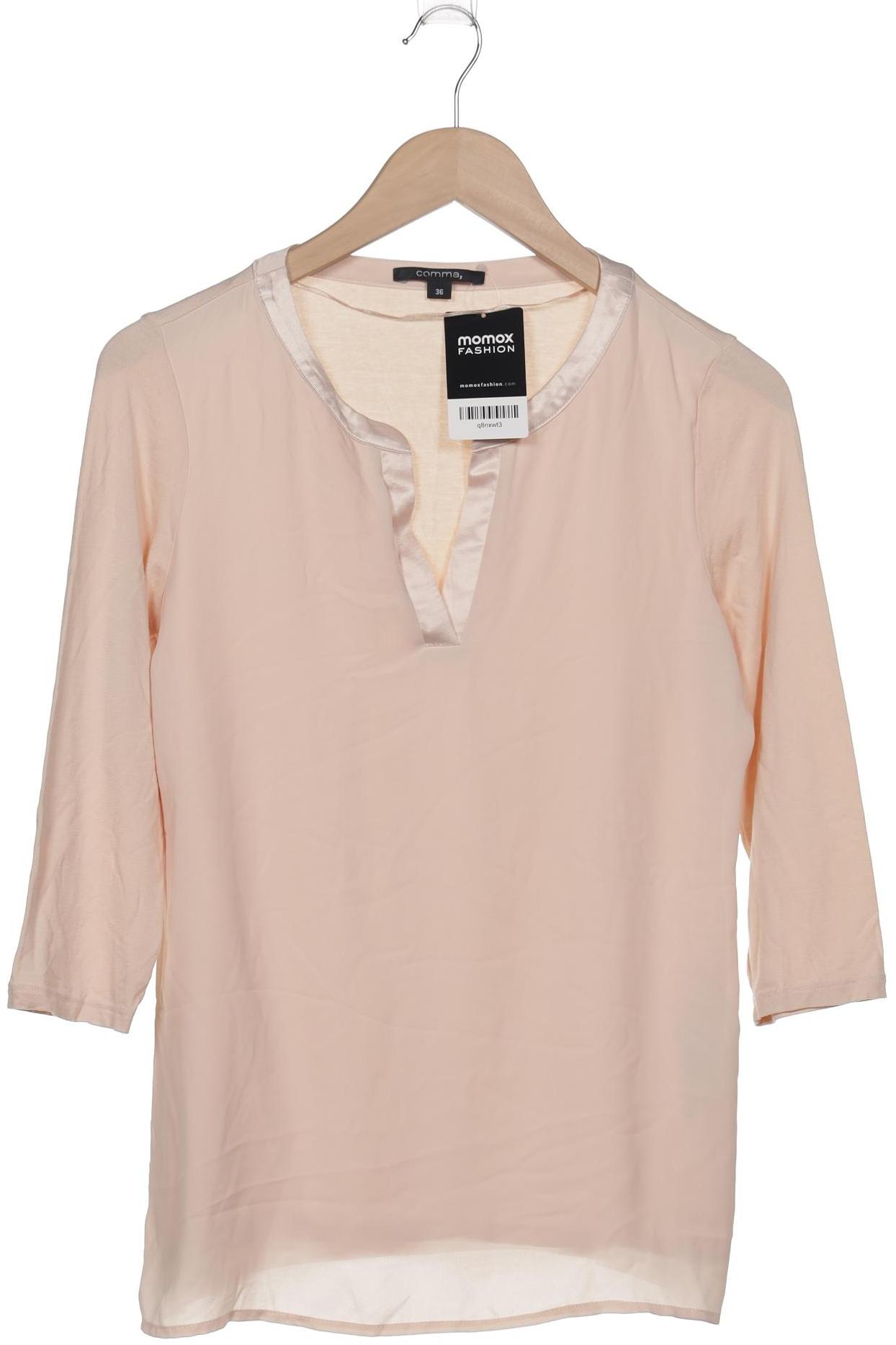 

Comma Damen Langarmshirt, beige, Gr. 36